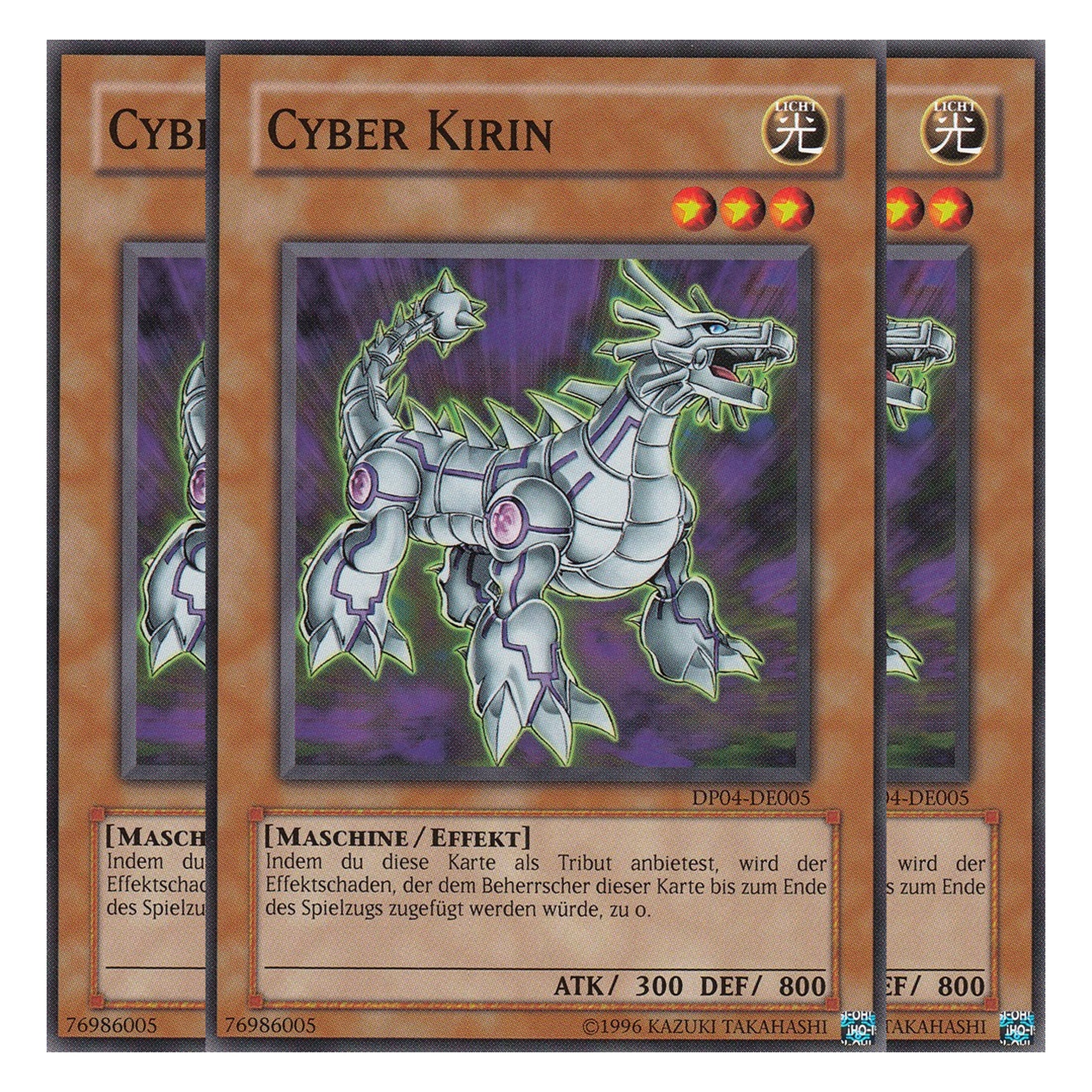 Cyber Kirin - DP04-DE005 - Common - Deutsch - Unlimitiert - Duelist Pack: Zane Truesdale - Playset (3 Kopien)