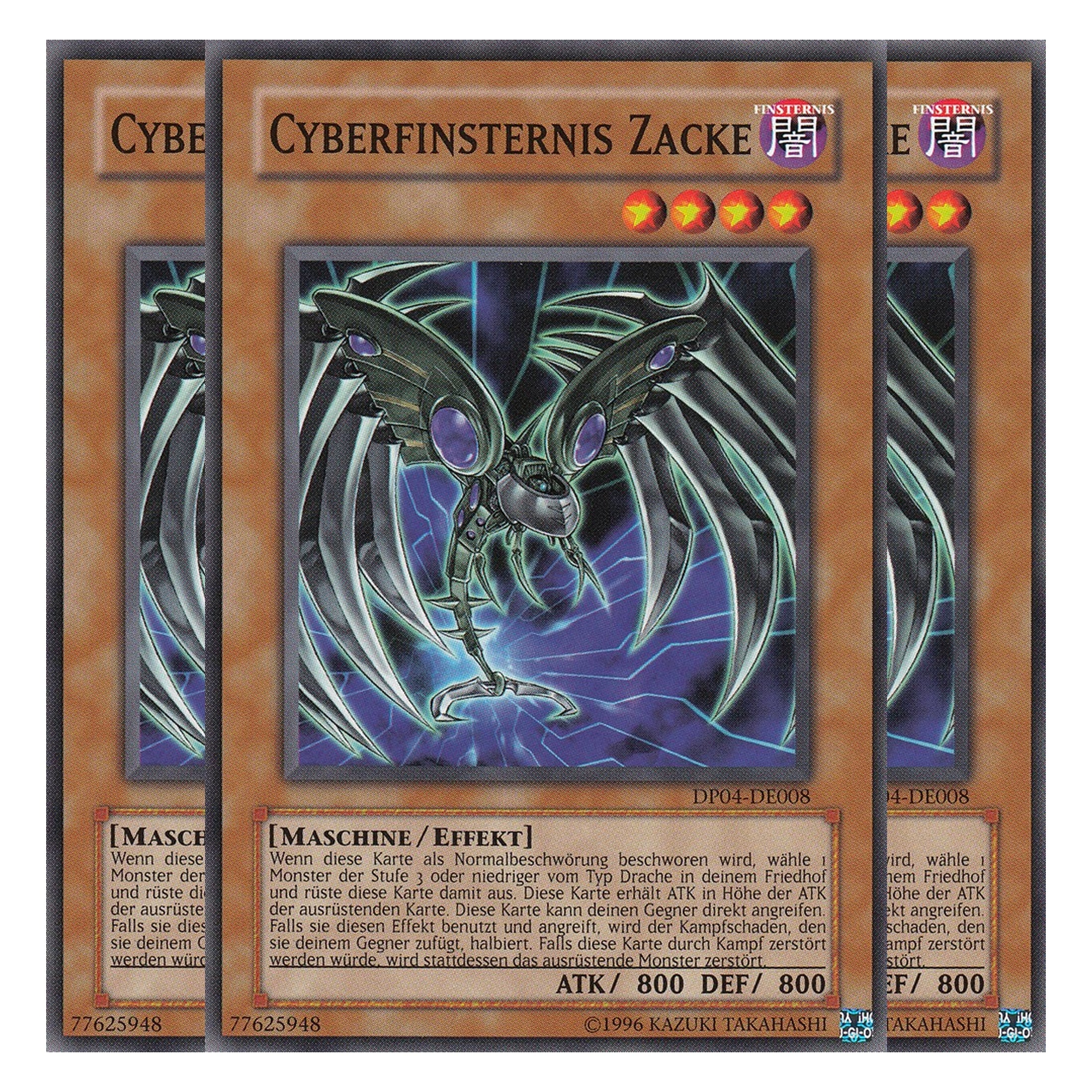 Cyberfinsternis Zacke - DP04-DE008 - Common - Deutsch - Unlimitiert - Duelist Pack: Zane Truesdale - Playset (3 Kopien)