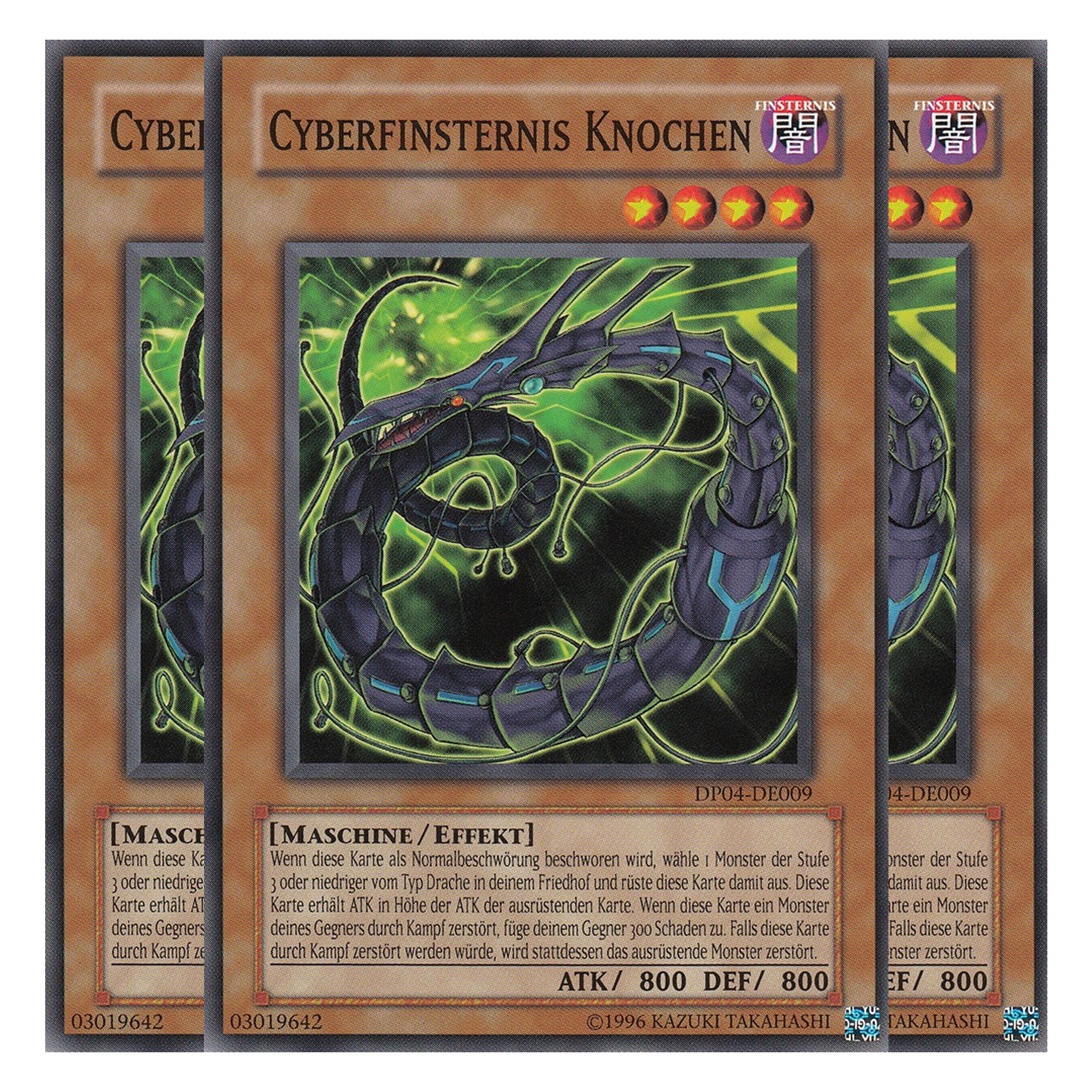 Cyberfinsternis Knochen - DP04-DE009 - Common - Deutsch - Unlimitiert - Duelist Pack: Zane Truesdale - Playset (3 Kopien)