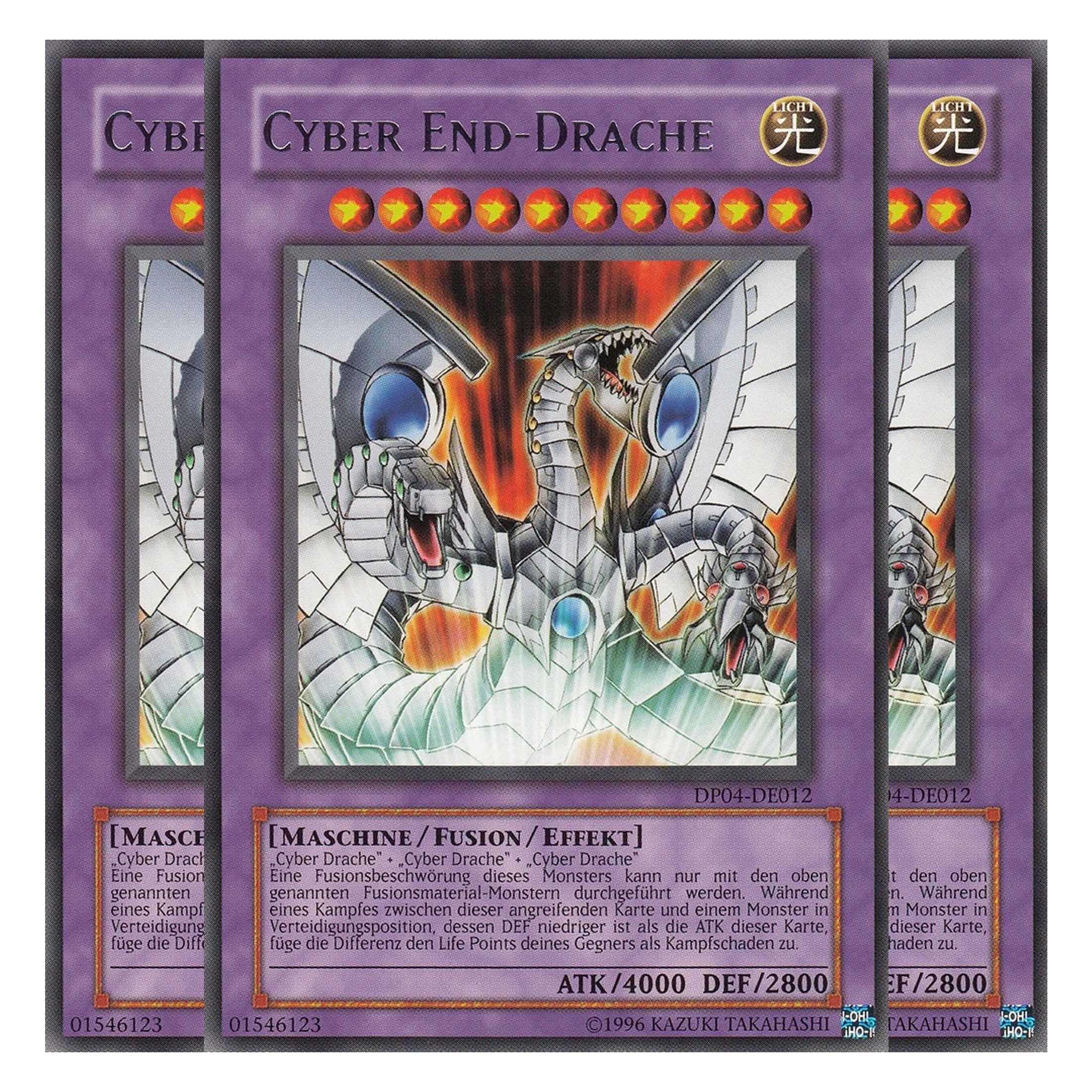 Cyber End-Drache - DP04-DE012 - Rare - Deutsch - Unlimitiert - Duelist Pack: Zane Truesdale - Playset (3 Kopien)
