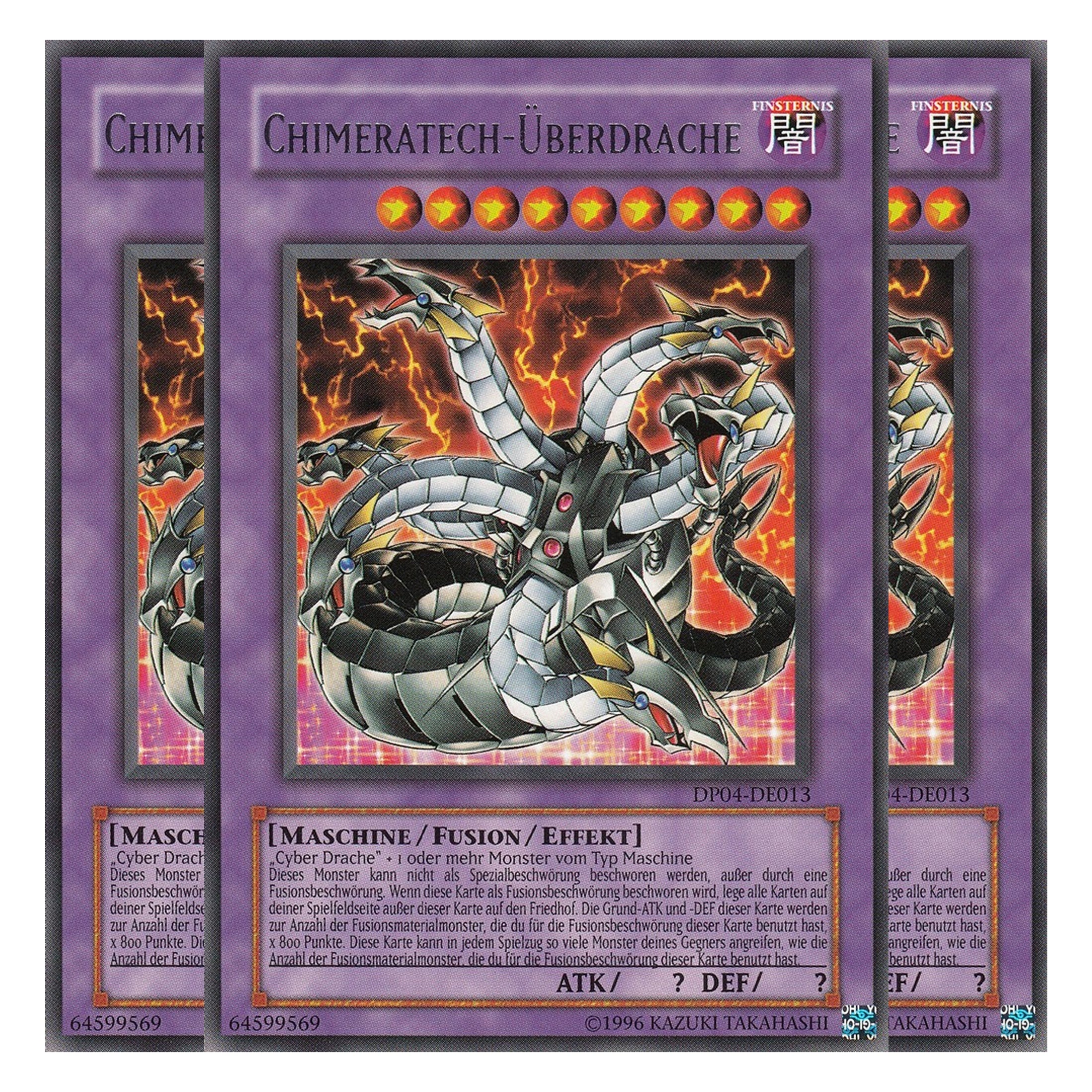 Chimeratech-Überdrache - DP04-DE013 - Rare - Deutsch - Unlimitiert - Duelist Pack: Zane Truesdale - Playset (3 Kopien)