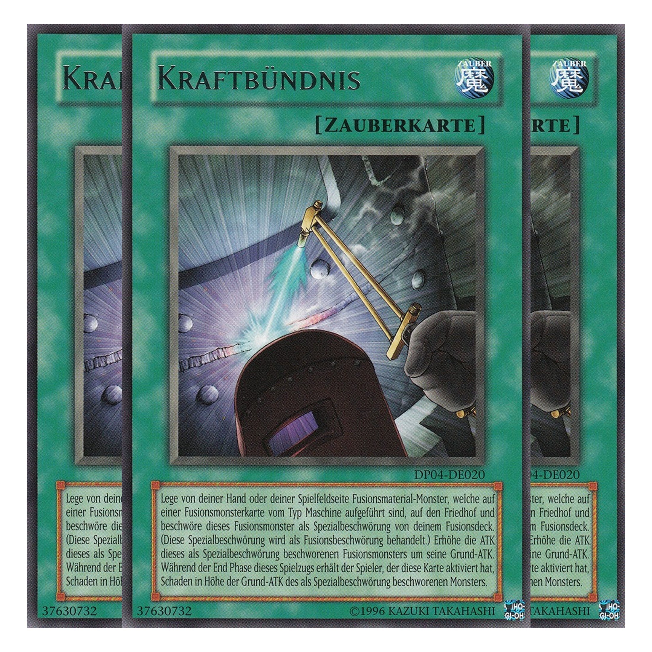 Kraftbündnis - DP04-DE020 - Rare - Deutsch - Unlimitiert - Duelist Pack: Zane Truesdale - Playset (3 Kopien)