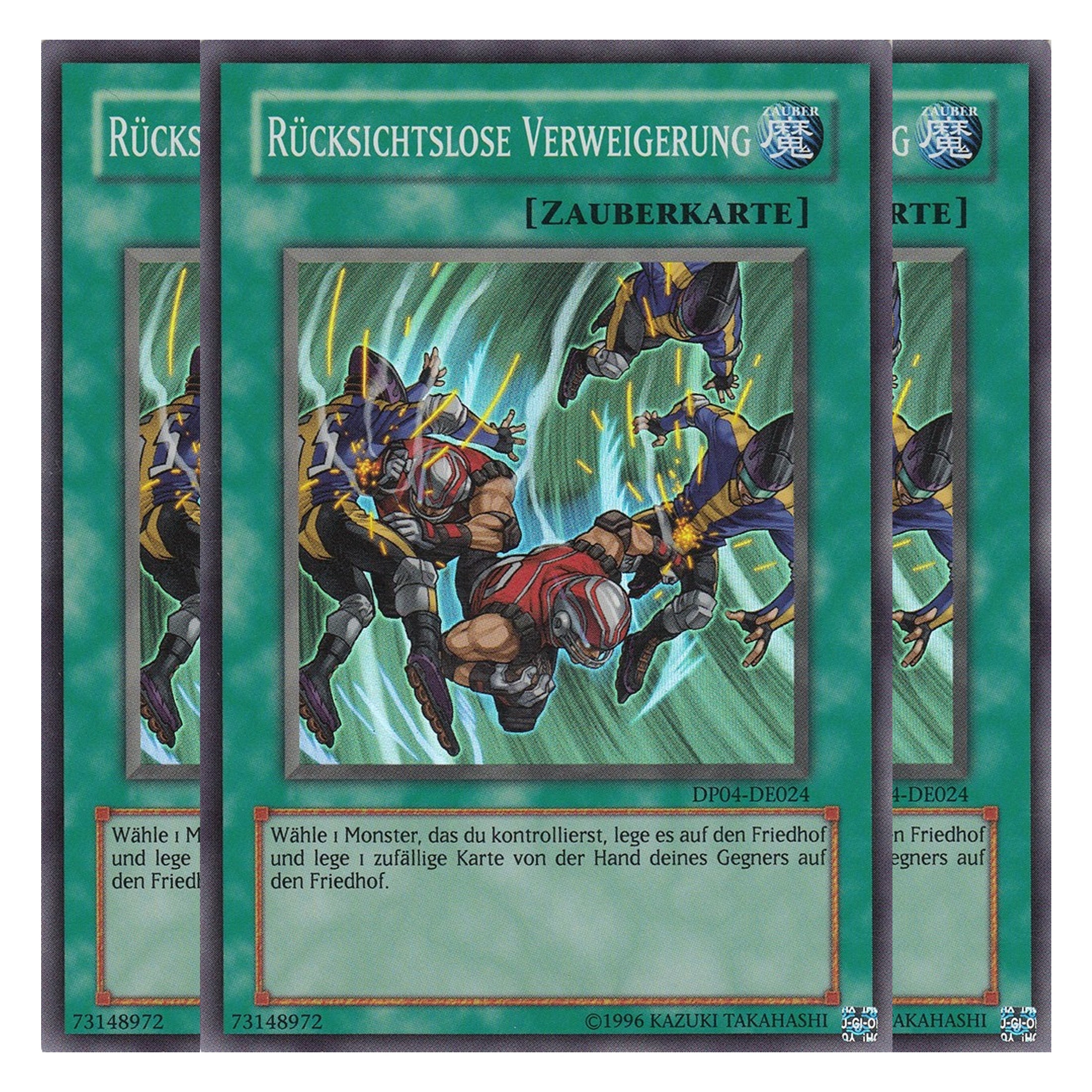Rücksichtslose Verweigerung - DP04-DE024 - Super Rare - Deutsch - Unlimitiert - Duelist Pack: Zane Truesdale - Playset (3 Kopien)