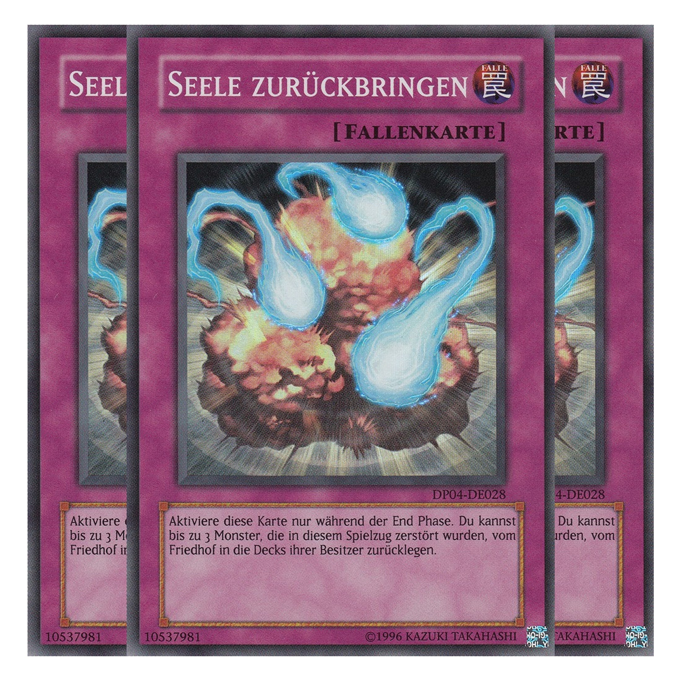Seele Zurückbringen - DP04-DE028 - Super Rare - Deutsch - Unlimitiert - Duelist Pack: Zane Truesdale - Playset (3 Kopien)