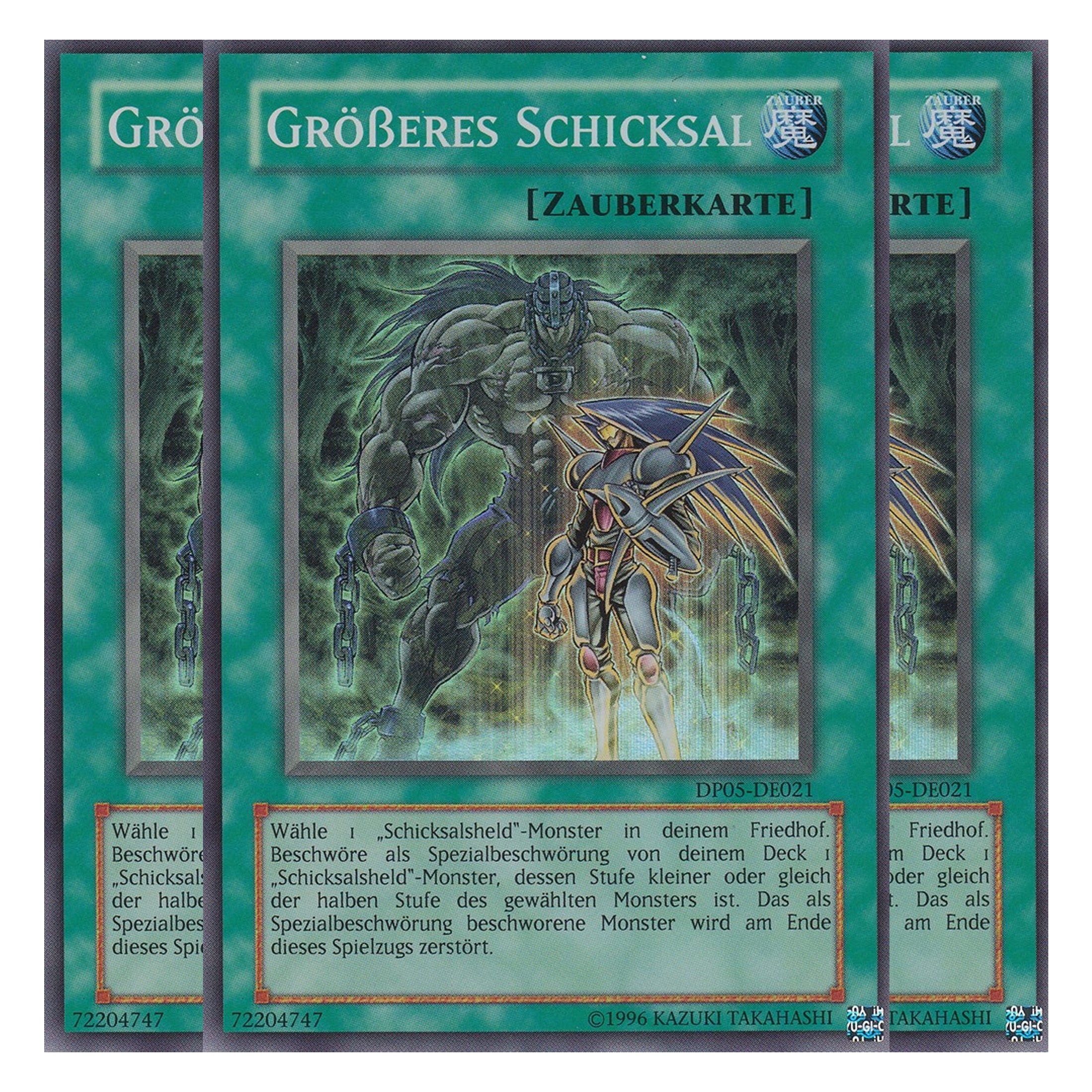 Größeres Schicksal - DP05-DE021 - Super Rare - Deutsch - Unlimitiert - Duelist Pack: Aster Phoenix - Playset (3 Kopien)