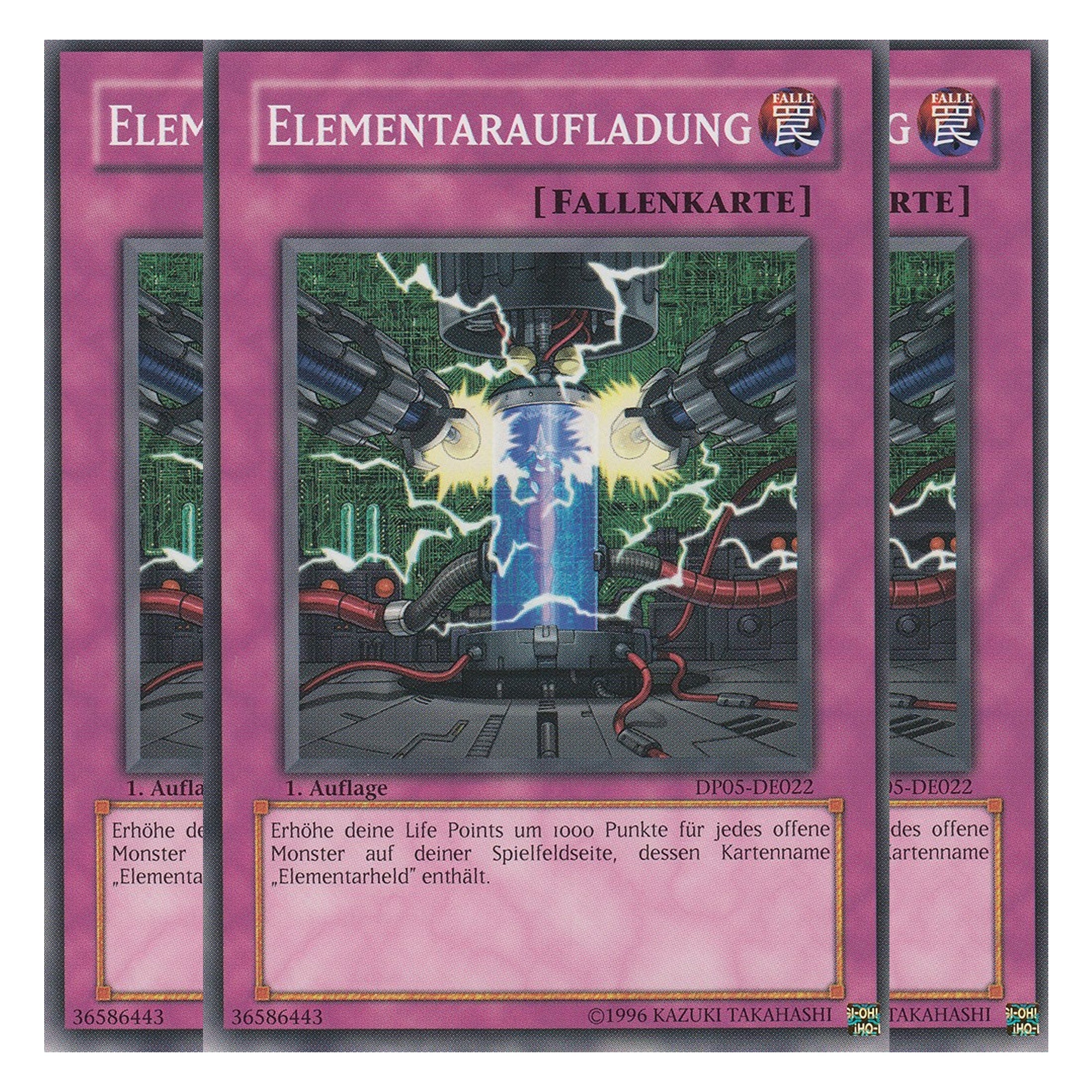 Elementaraufladung - DP05-DE022 - Common - Deutsch - Unlimitiert - Duelist Pack: Aster Phoenix - Playset (3 Kopien)