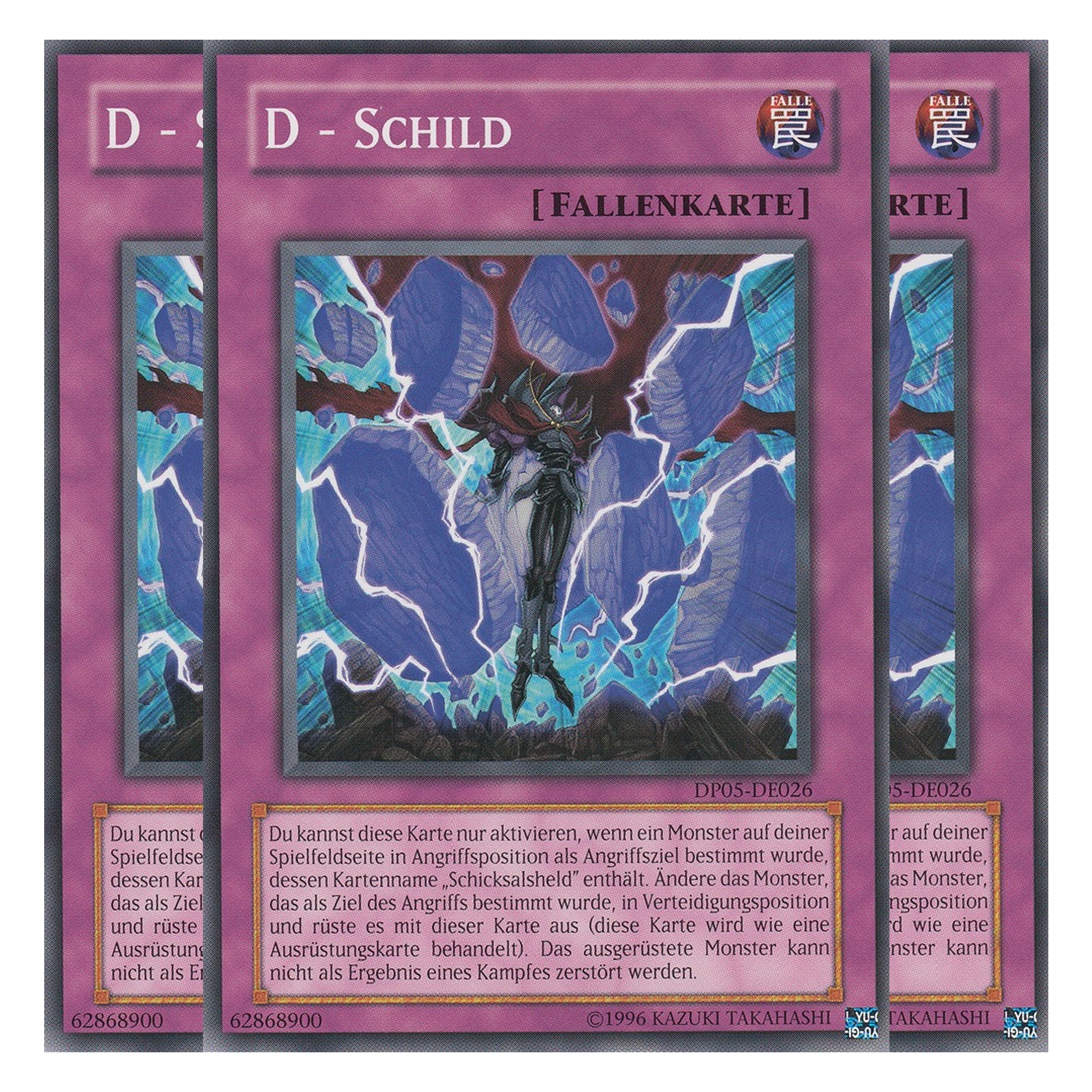 D - Schild - DP05-DE026 - Common - Deutsch - Unlimitiert - Duelist Pack: Aster Phoenix - Playset (3 Kopien)