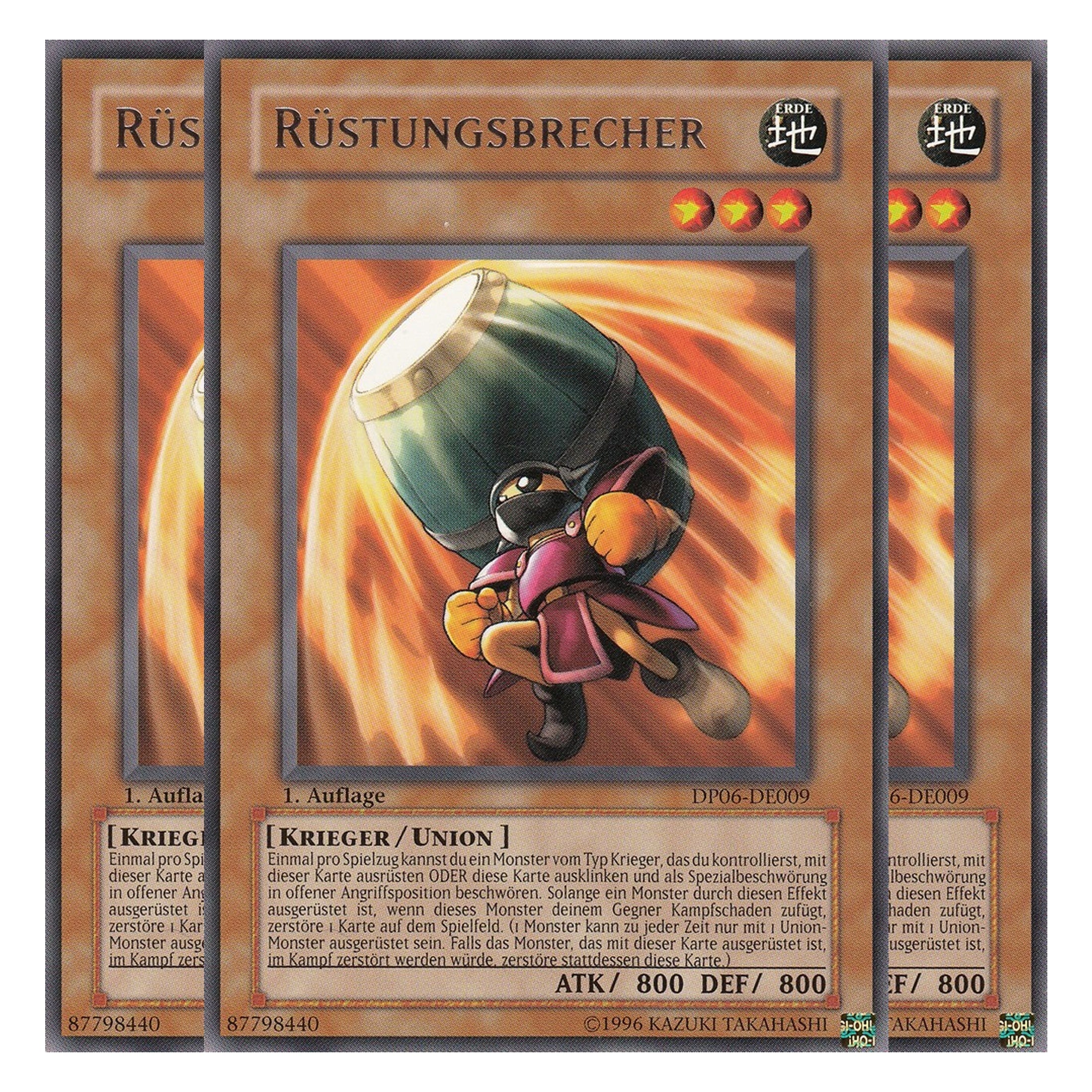 Rüstungsbrecher - DP06-DE009 - Rare - Deutsch - Unlimitiert - Duelist Pack: Jaden Yuki 3 - Playset (3 Kopien)