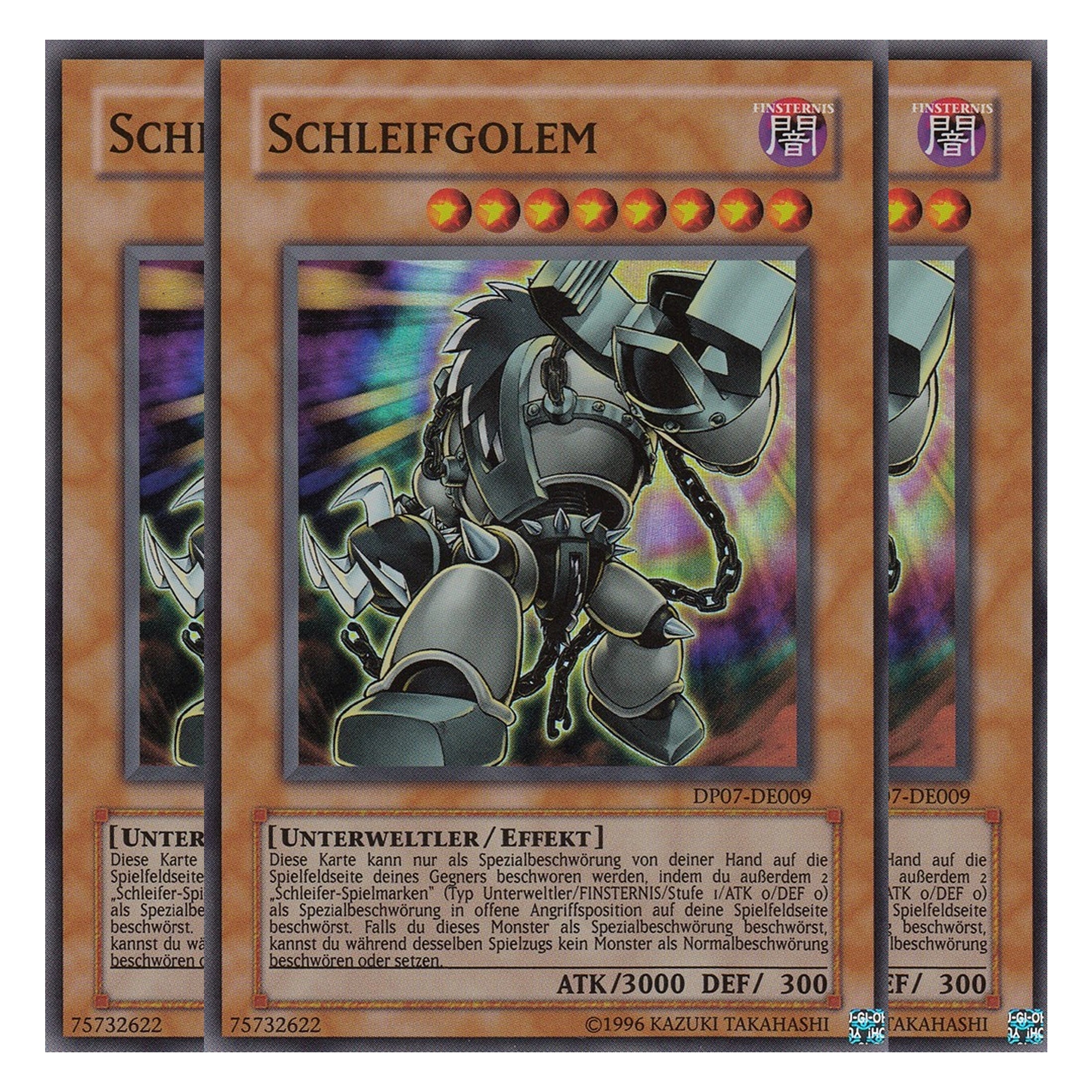 Schleifgolem - DP07-DE009 - Super Rare - Deutsch - Unlimitiert - Duelist Pack: Jesse Anderson - Playset (3 Kopien)