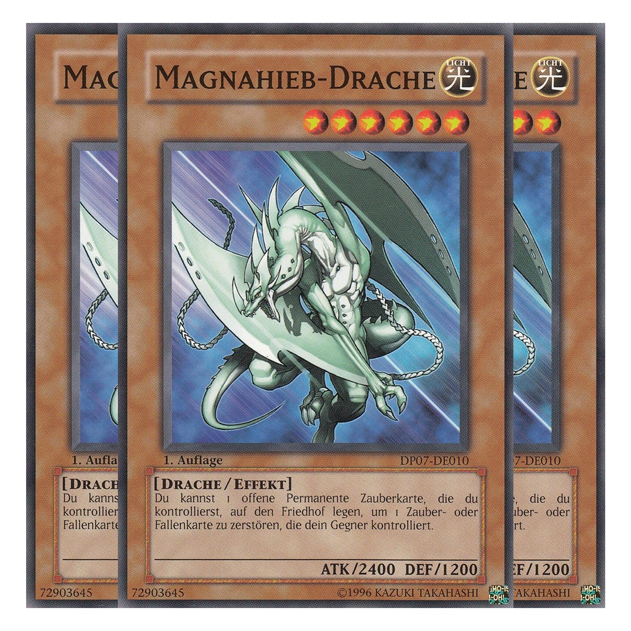 Magnahieb-Drache - DP07-DE010 - Common - Deutsch - Unlimitiert - Duelist Pack: Jesse Anderson - Playset (3 Kopien)