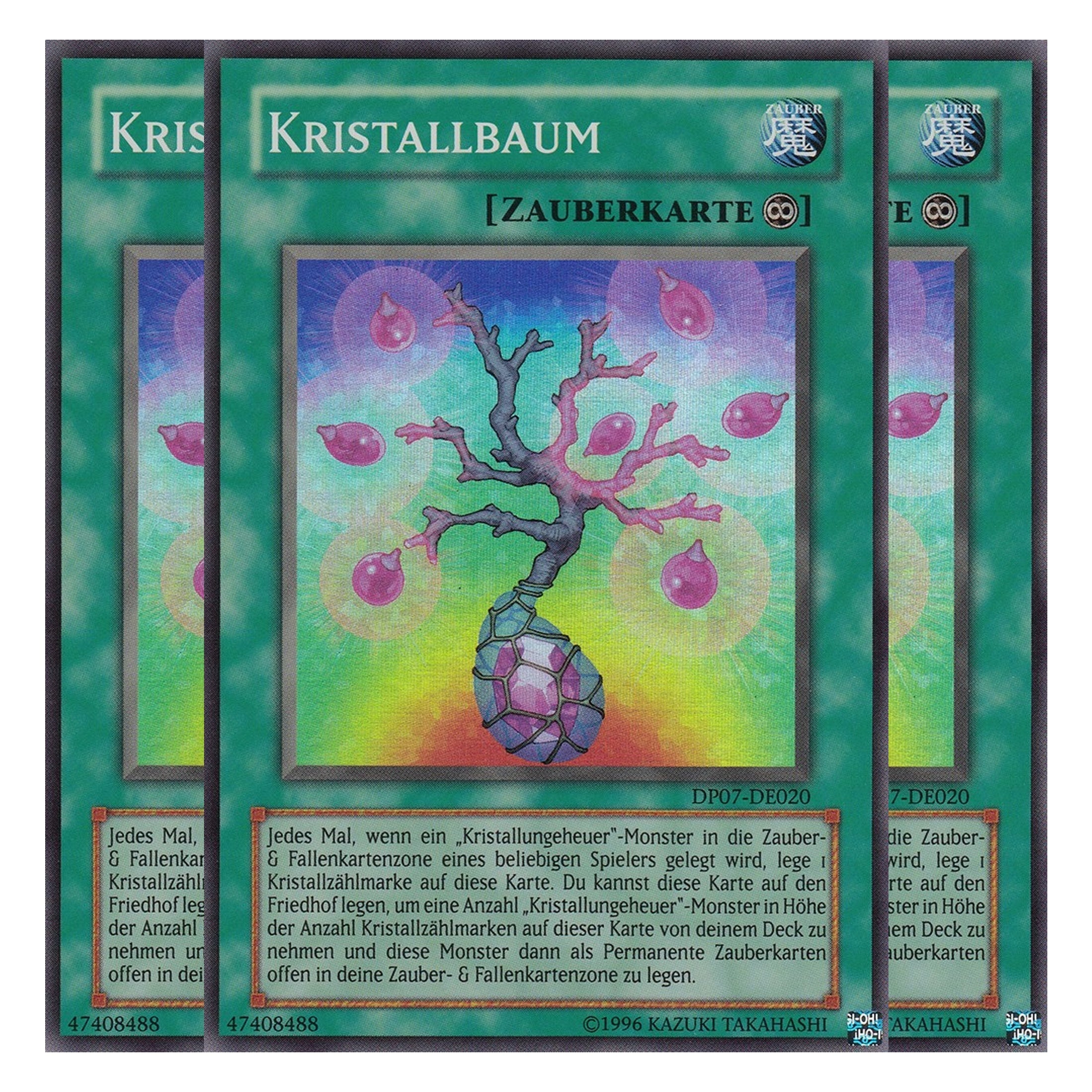 Kristallbaum - DP07-DE020 - Super Rare - Deutsch - Unlimitiert - Duelist Pack: Jesse Anderson - Playset (3 Kopien)