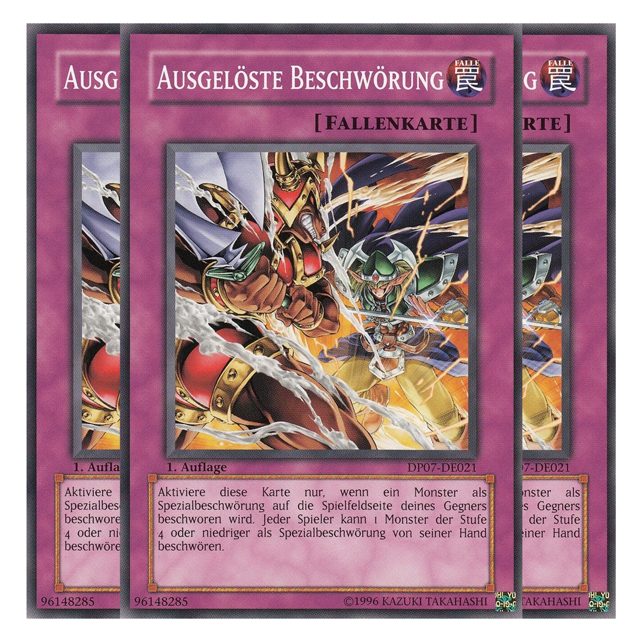 Ausgelöste Beschwörung - DP07-DE021 - Common - Deutsch - Unlimitiert - Duelist Pack: Jesse Anderson - Playset (3 Kopien)