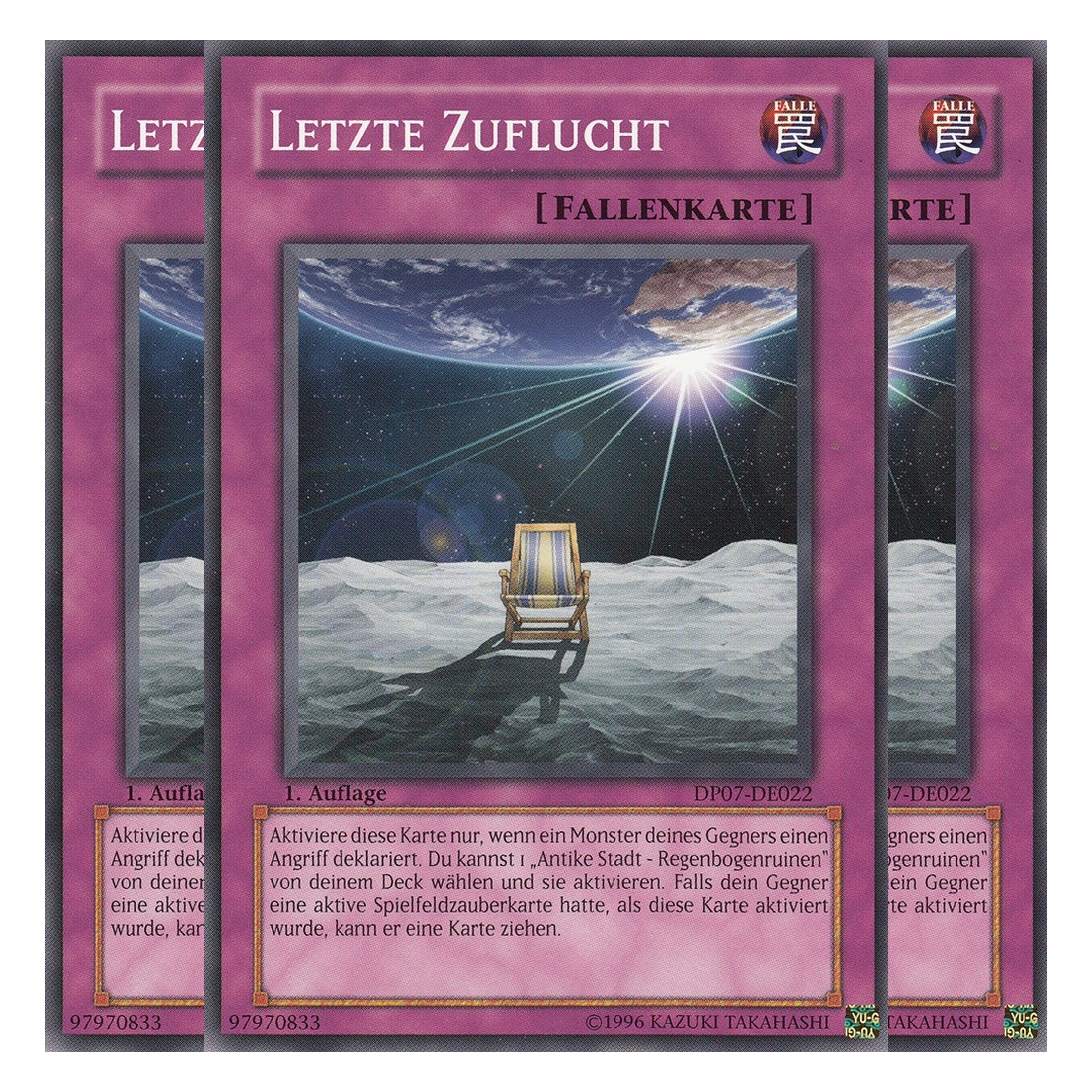 Letzte Zuflucht - DP07-DE022 - Common - Deutsch - Unlimitiert - Duelist Pack: Jesse Anderson - Playset (3 Kopien)