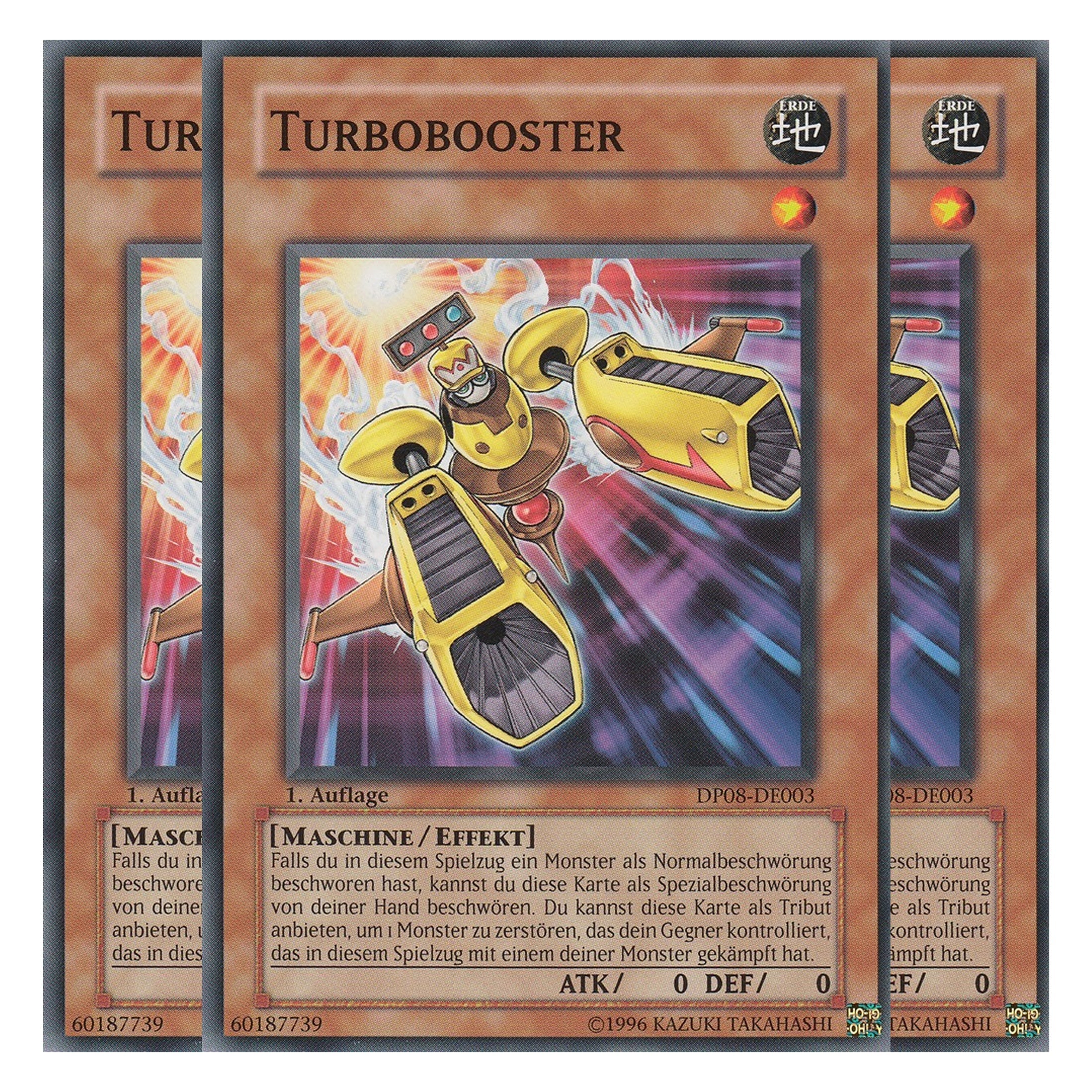 Turbobooster - DP08-DE003 - Common - Deutsch - Unlimitiert - Duelist Pack: Yusei Fudo - Playset (3 Kopien)