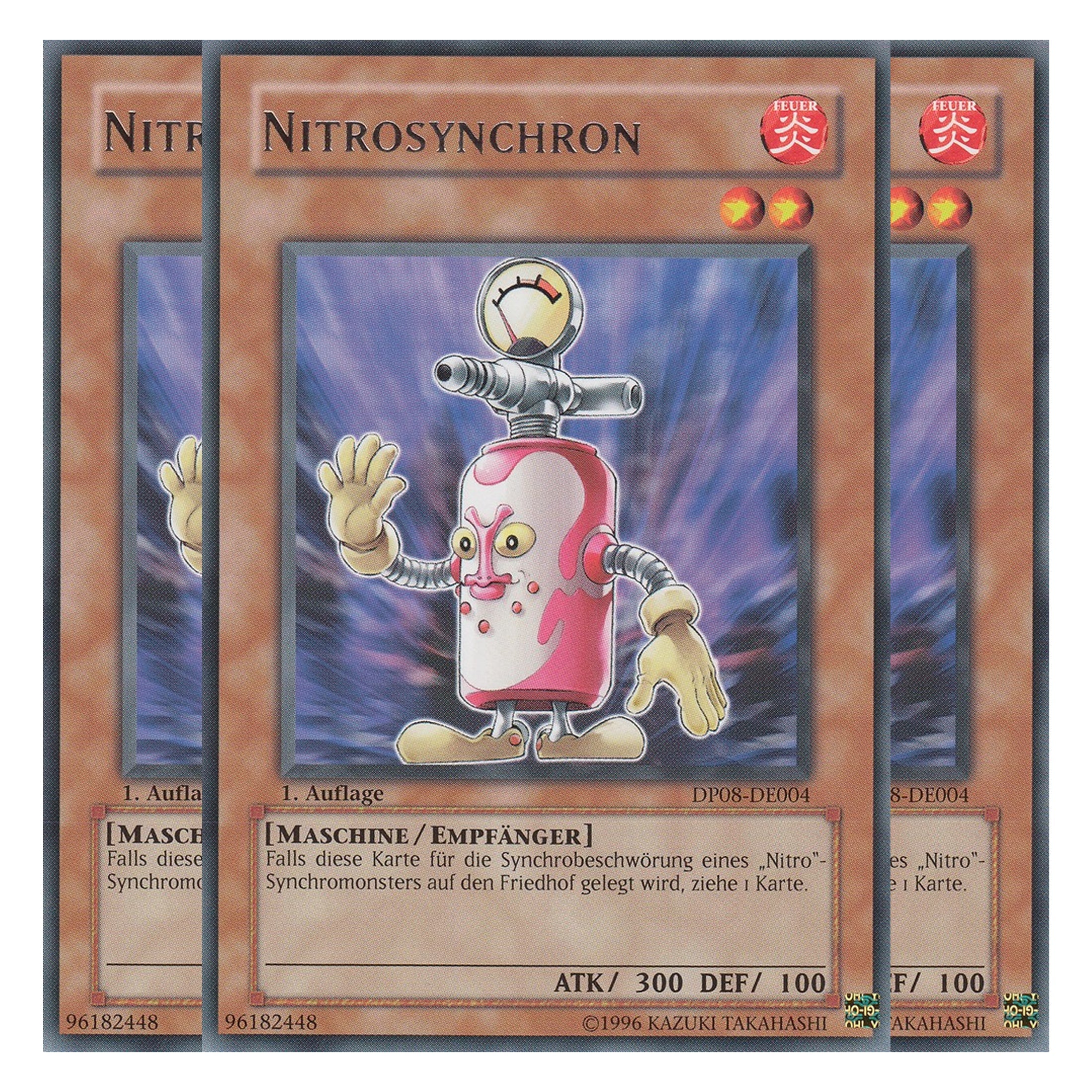 Nitrosynchron - DP08-DE004 - Rare - Deutsch - Unlimitiert - Duelist Pack: Yusei Fudo - Playset (3 Kopien)