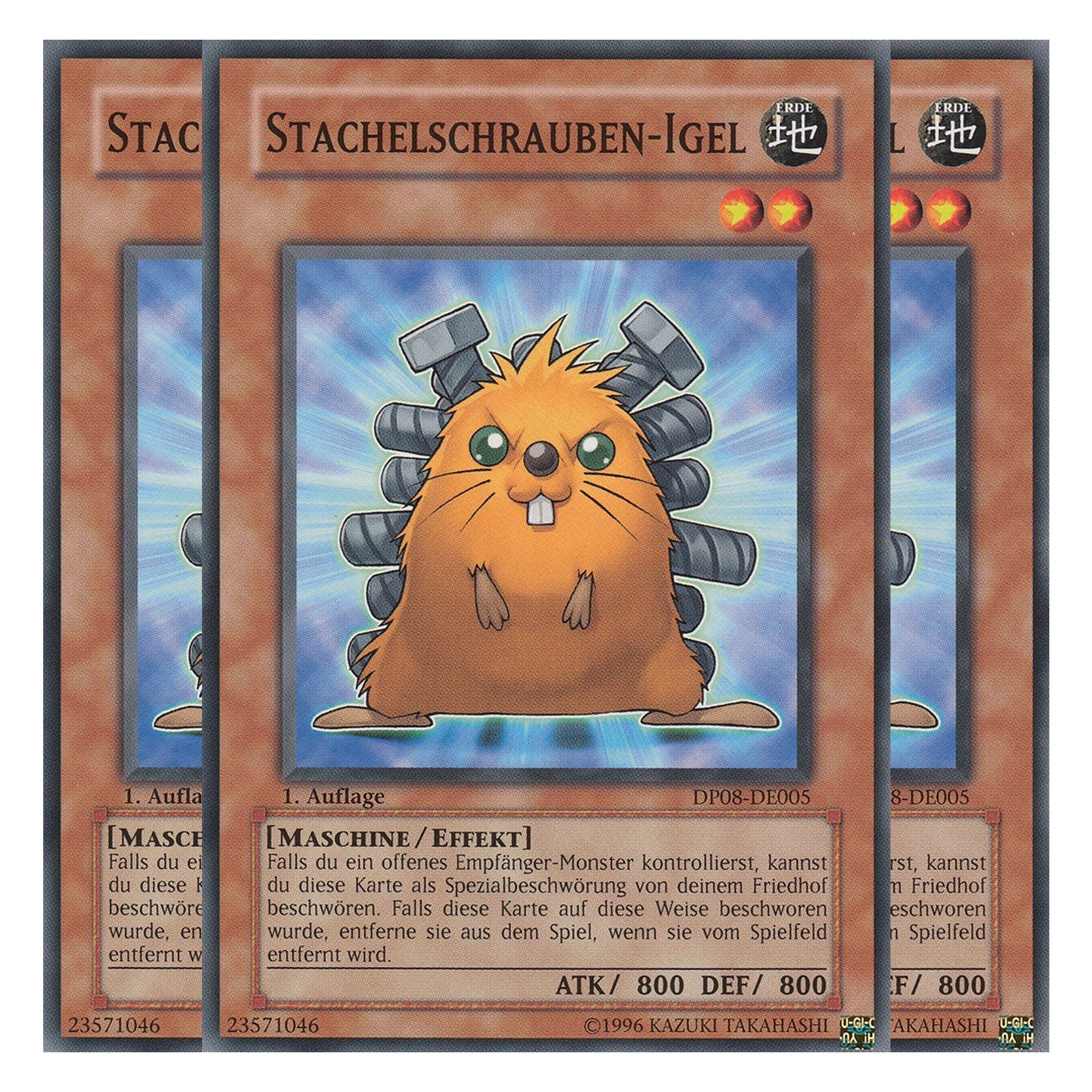 Stachelschrauben-Igel - DP08-DE005 - Common - Deutsch - Unlimitiert - Duelist Pack: Yusei Fudo - Playset (3 Kopien)