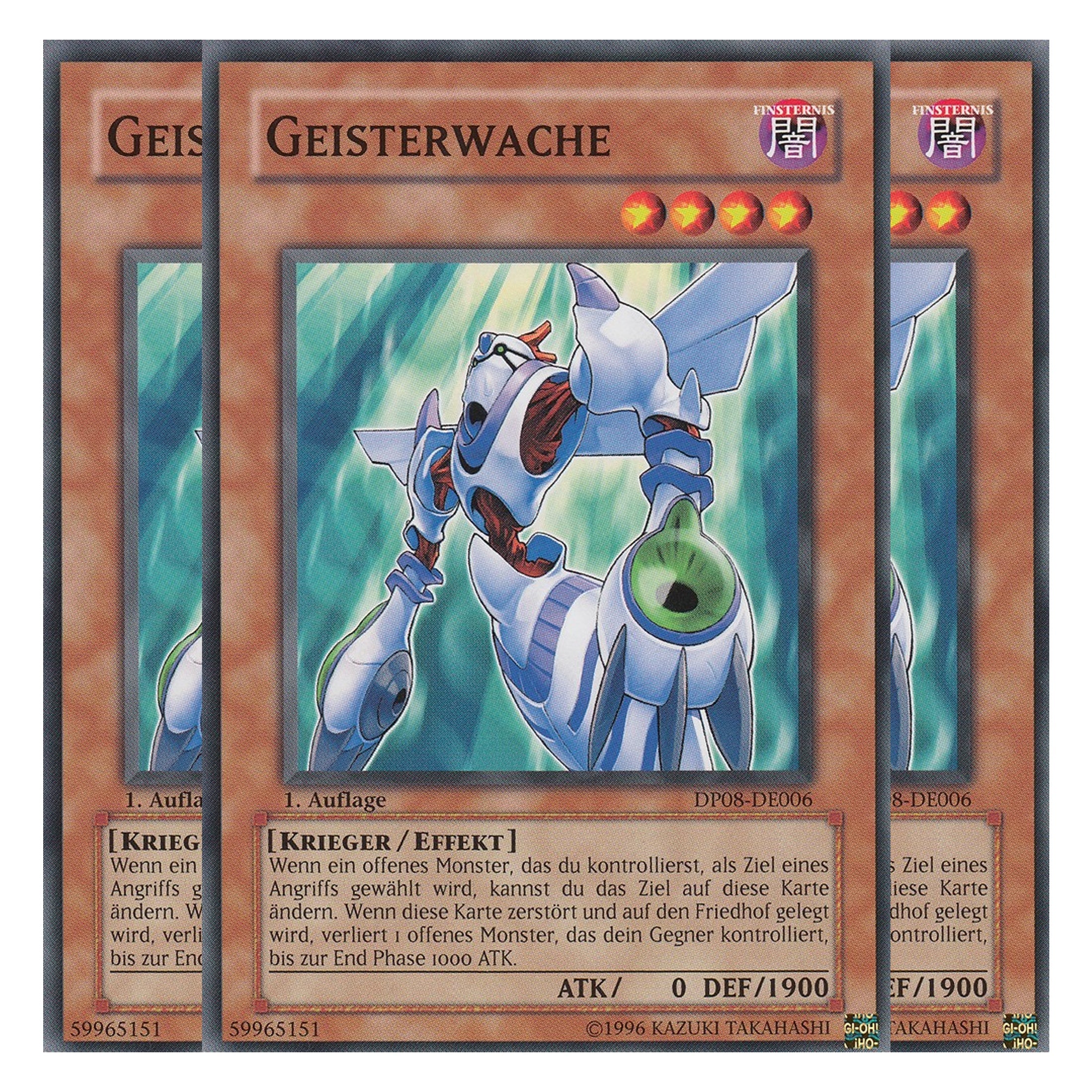 Geisterwache - DP08-DE006 - Common - Deutsch - Unlimitiert - Duelist Pack: Yusei Fudo - Playset (3 Kopien)
