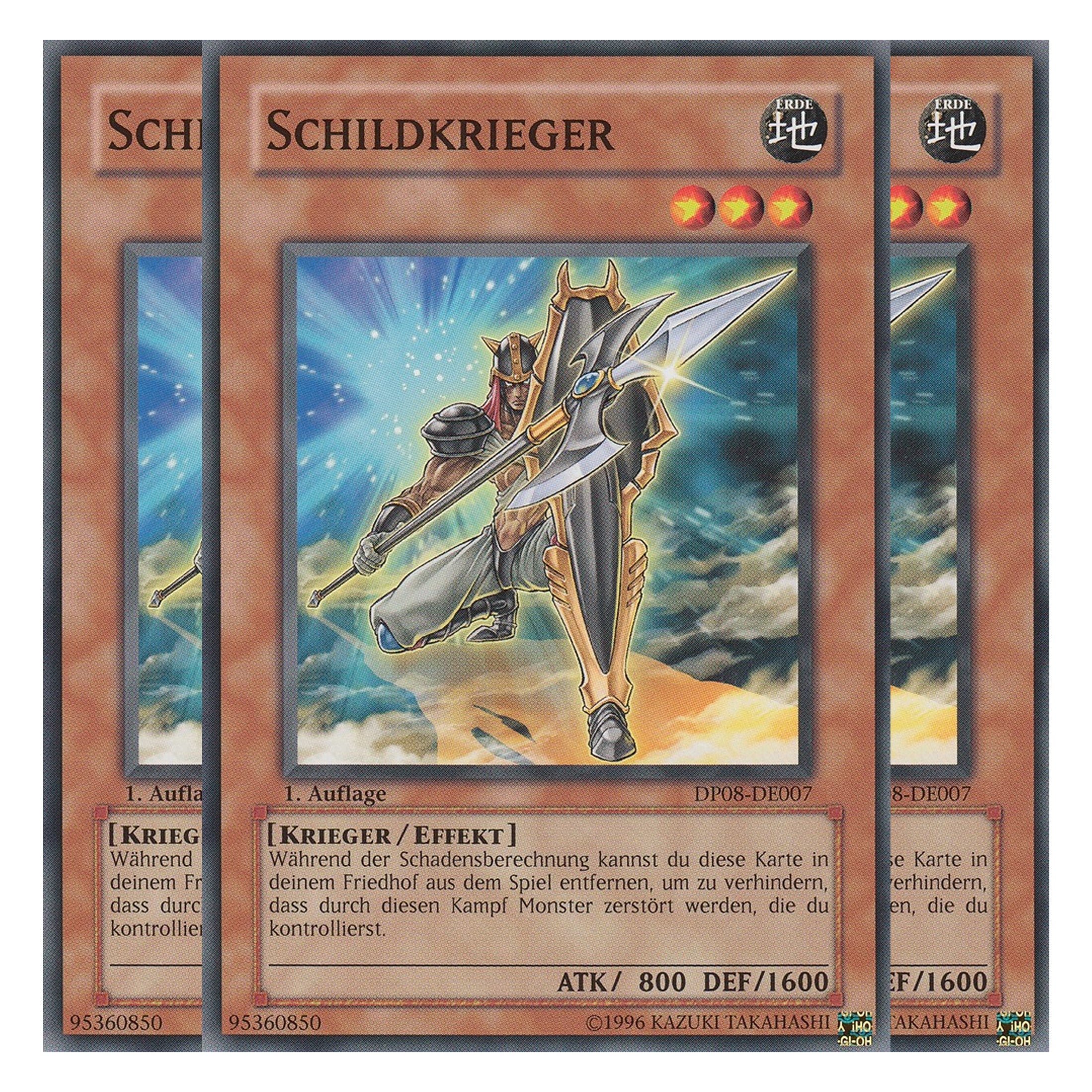 Schildkrieger - DP08-DE007 - Common - Deutsch - Unlimitiert - Duelist Pack: Yusei Fudo - Playset (3 Kopien)