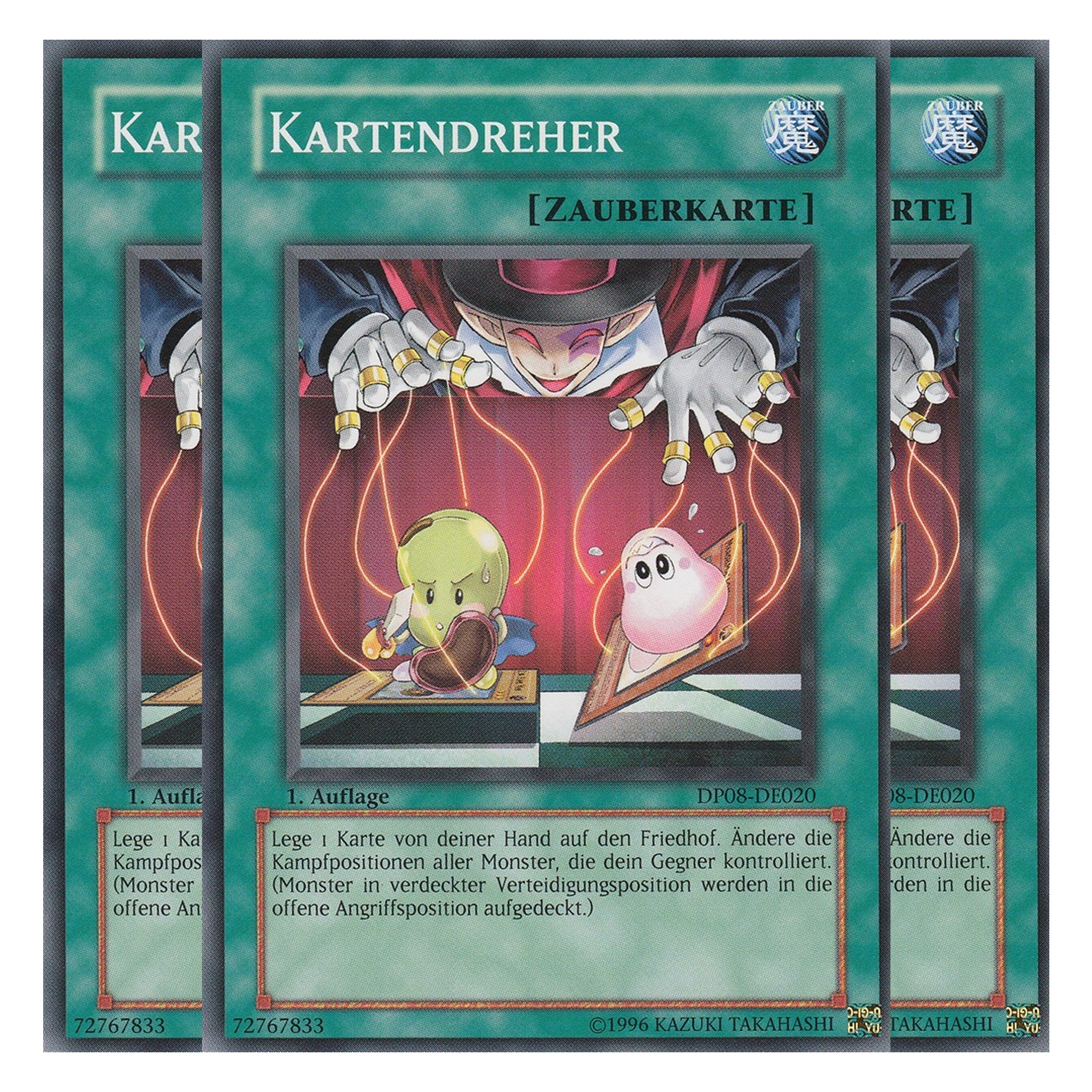 Kartendreher - DP08-DE020 - Common - Deutsch - Unlimitiert - Duelist Pack: Yusei Fudo - Playset (3 Kopien)