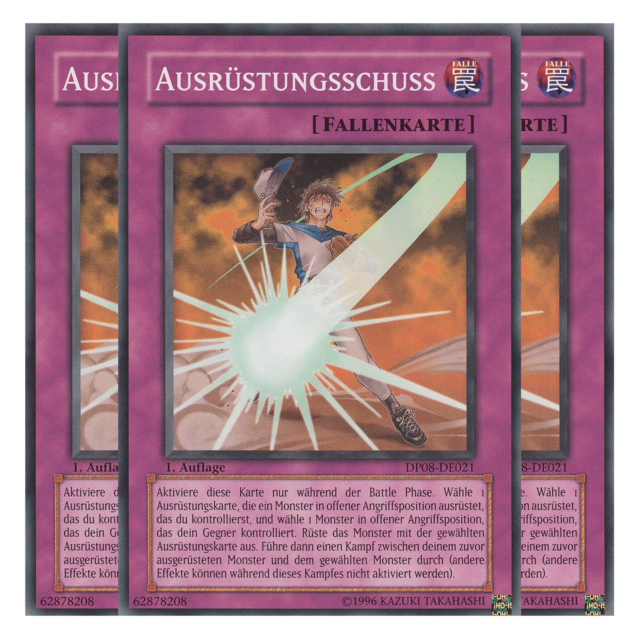 Ausrüstungsschuss - DP08-DE021 - Common - Deutsch - Unlimitiert - Duelist Pack: Yusei Fudo - Playset (3 Kopien)