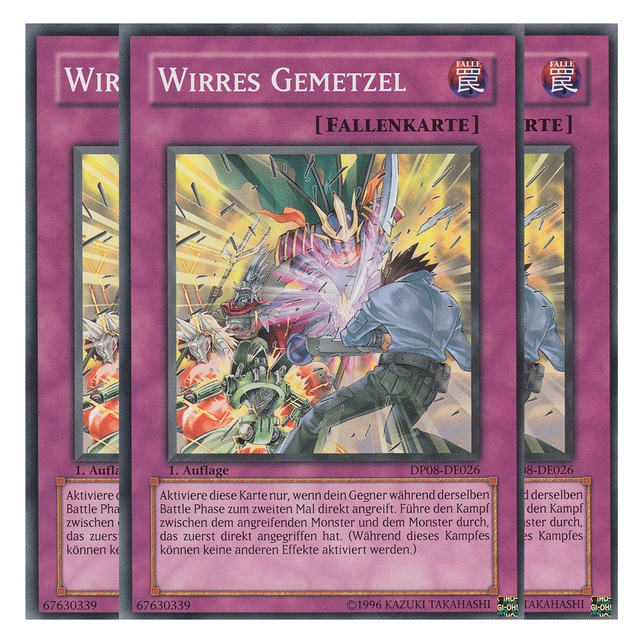 Wirres Gemetzel - DP08-DE026 - Common - Deutsch - Unlimitiert - Duelist Pack: Yusei Fudo - Playset (3 Kopien)