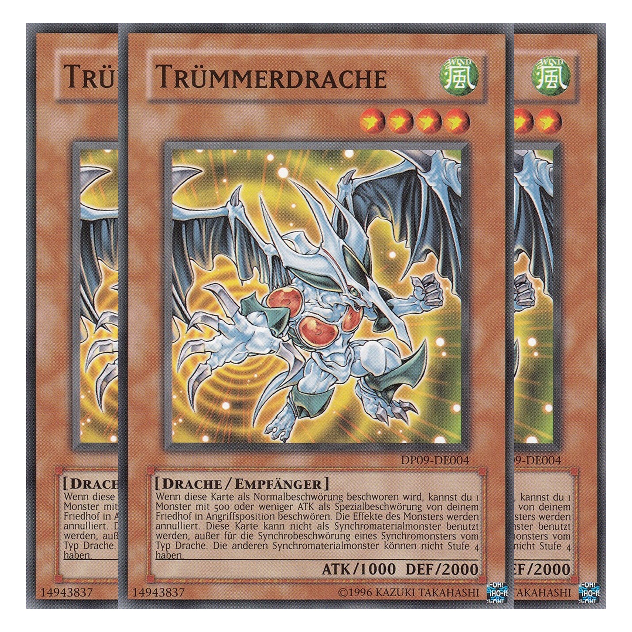 Trümmerdrache - DP09-DE004 - Common - Deutsch - Unlimitiert - Duelist Pack: Yusei Fudo 2 - Playset (3 Kopien)