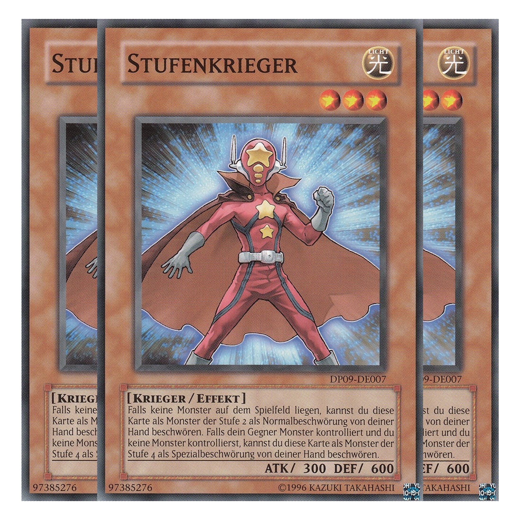 Stufenkrieger - DP09-DE007 - Common - Deutsch - Unlimitiert - Duelist Pack: Yusei Fudo 2 - Playset (3 Kopien)