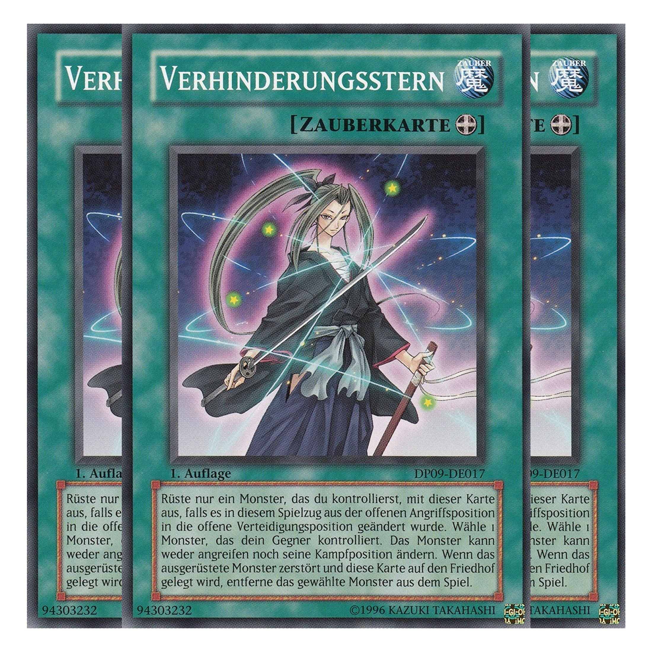 Verhinderungsstern - DP09-DE017 - Common - Deutsch - Unlimitiert - Duelist Pack: Yusei Fudo 2 - Playset (3 Kopien)
