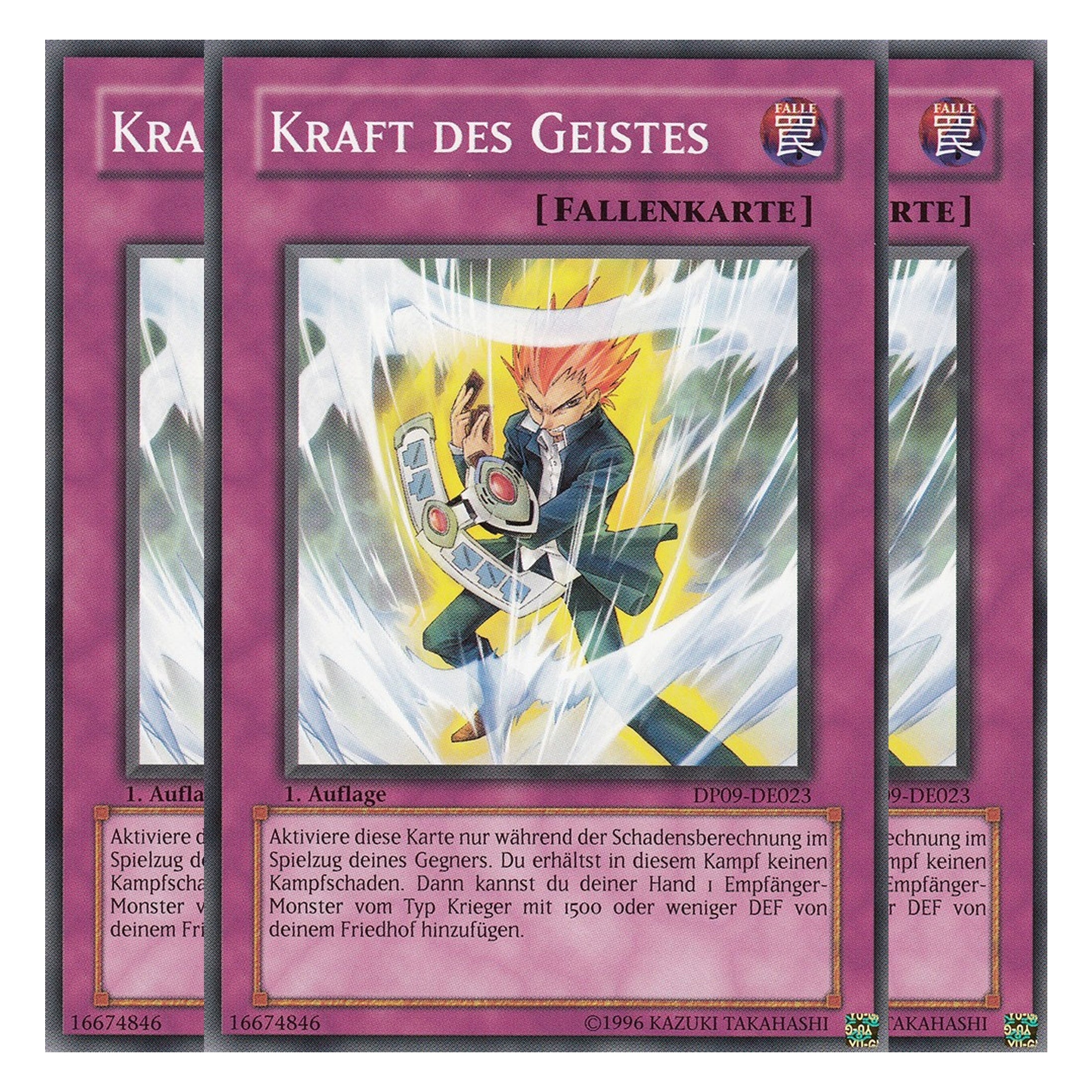 Kraft des Geistes - DP09-DE023 - Common - Deutsch - Unlimitiert - Duelist Pack: Yusei Fudo 2 - Playset (3 Kopien)
