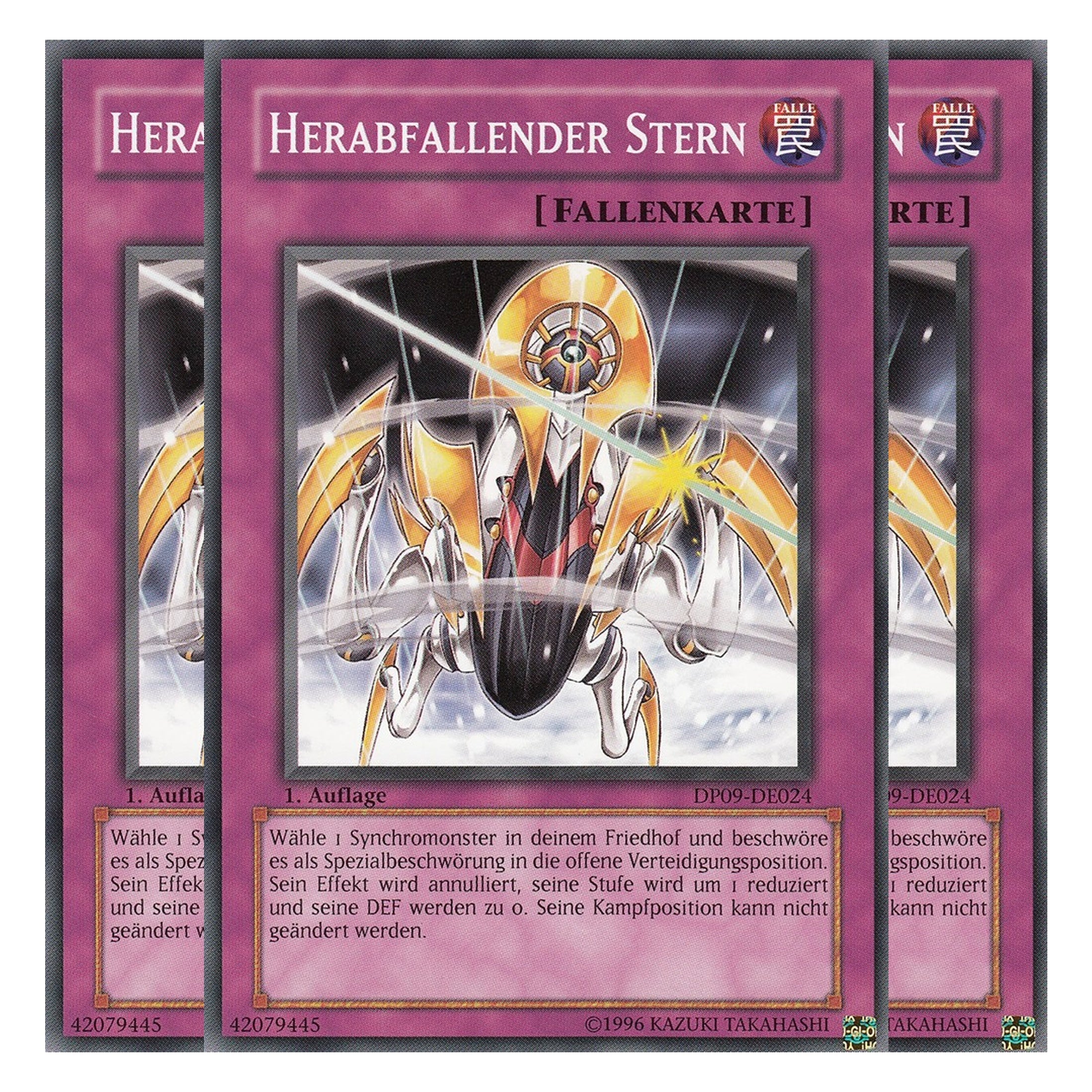 Herabfallender Stern - DP09-DE024 - Common - Deutsch - Unlimitiert - Duelist Pack: Yusei Fudo 2 - Playset (3 Kopien)