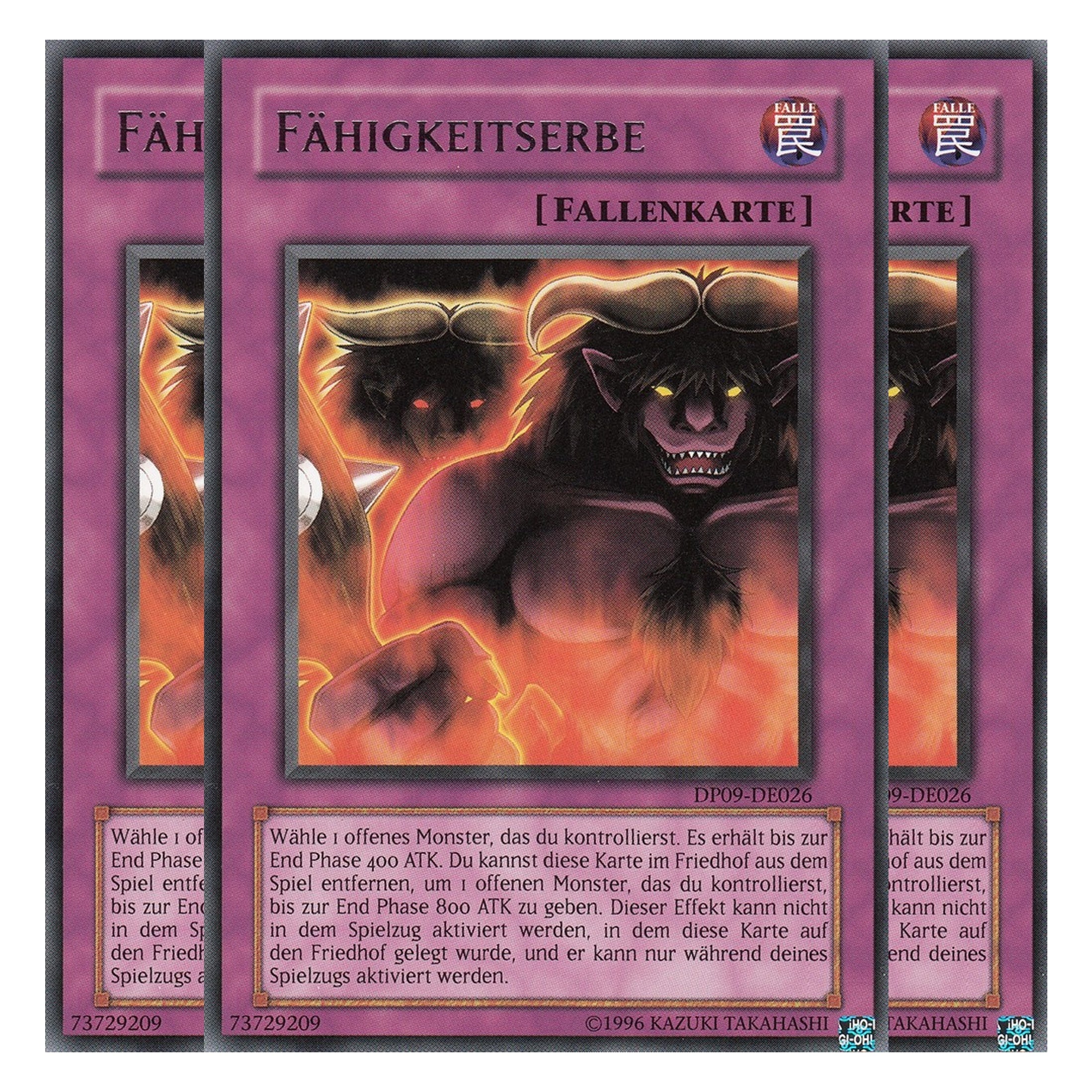 Fähigkeitserbe - DP09-DE026 - Rare - Deutsch - Unlimitiert - Duelist Pack: Yusei Fudo 2 - Playset (3 Kopien)