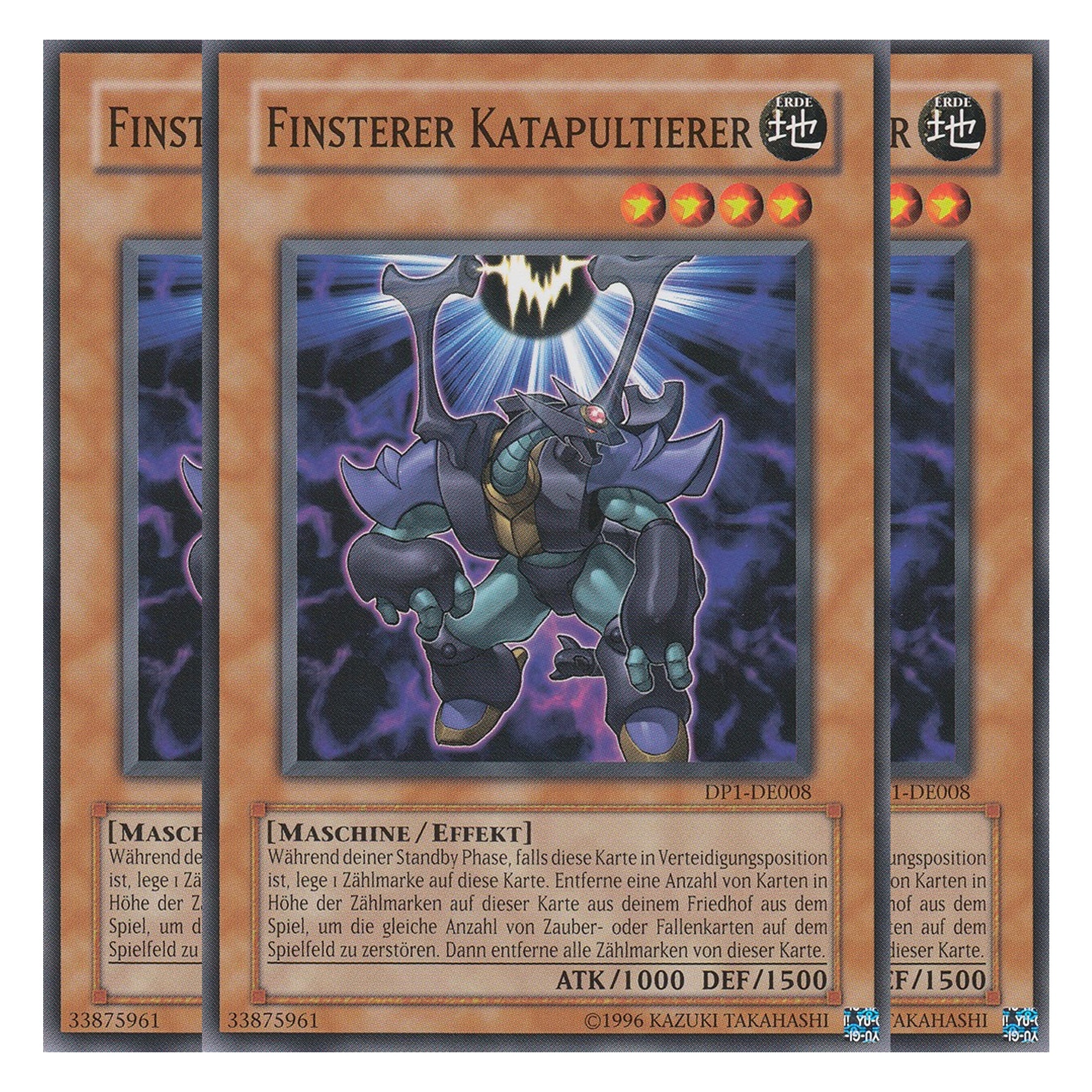 Finsterer Katapultierer - DP1-DE008 - Common - Deutsch - Unlimitiert - Duelist Pack: Jaden Yuki - Playset (3 Kopien)
