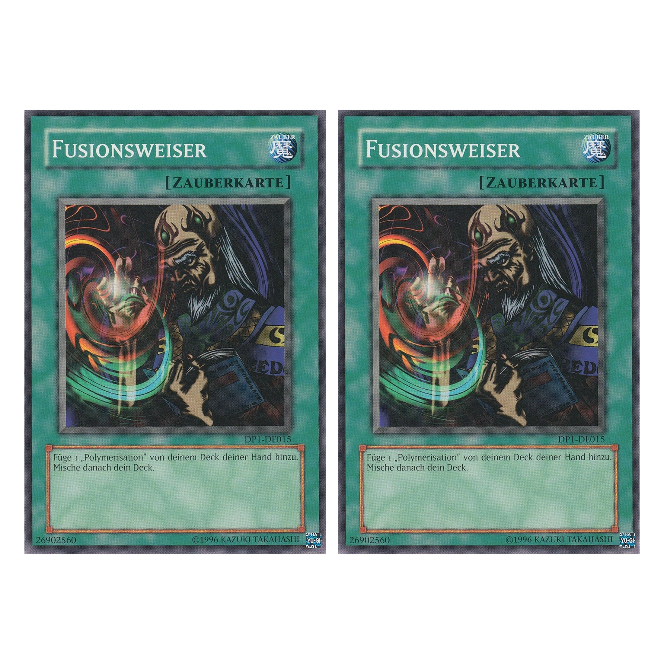 Fusionsweiser - DP1-DE015 - Common - Deutsch - Unlimitiert - Duelist Pack: Jaden Yuki - Duo Set (2 Stück) - Yugioh