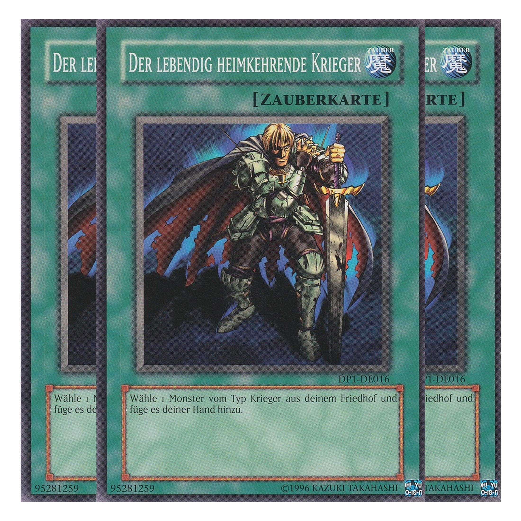 Der lebendig heimkehrende Krieger - DP1-DE016 - Common - Deutsch - Unlimitiert - Duelist Pack: Jaden Yuki - Playset (3 Kopien)