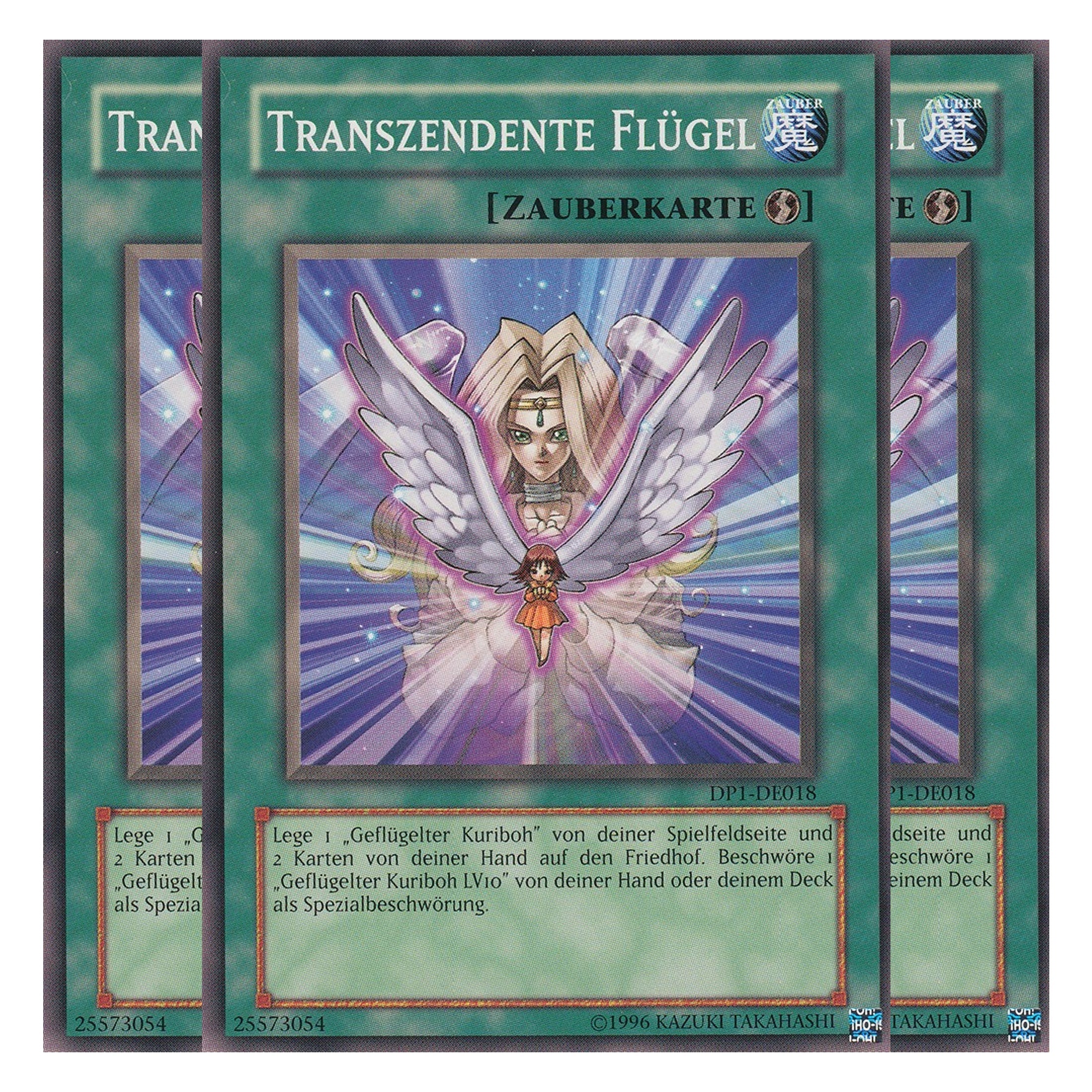 Transzendente Flügel - DP1-DE018 - Common - Deutsch - Unlimitiert - Duelist Pack: Jaden Yuki - Playset (3 Kopien)