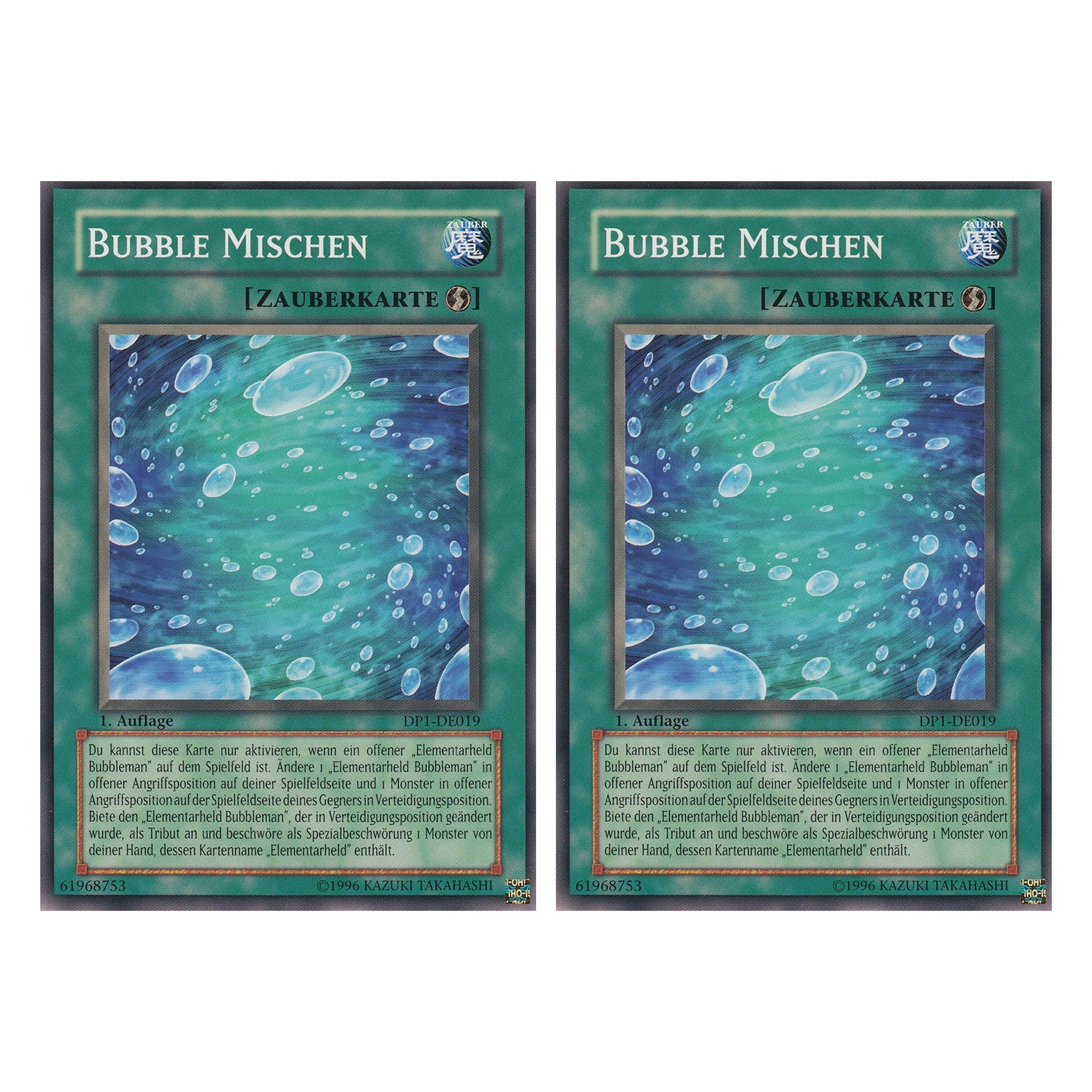 Bubble Mischen - DP1-DE019 - Common - Deutsch - Unlimitiert - Duelist Pack: Jaden Yuki - Duo Set (2 Stück) - Yugioh