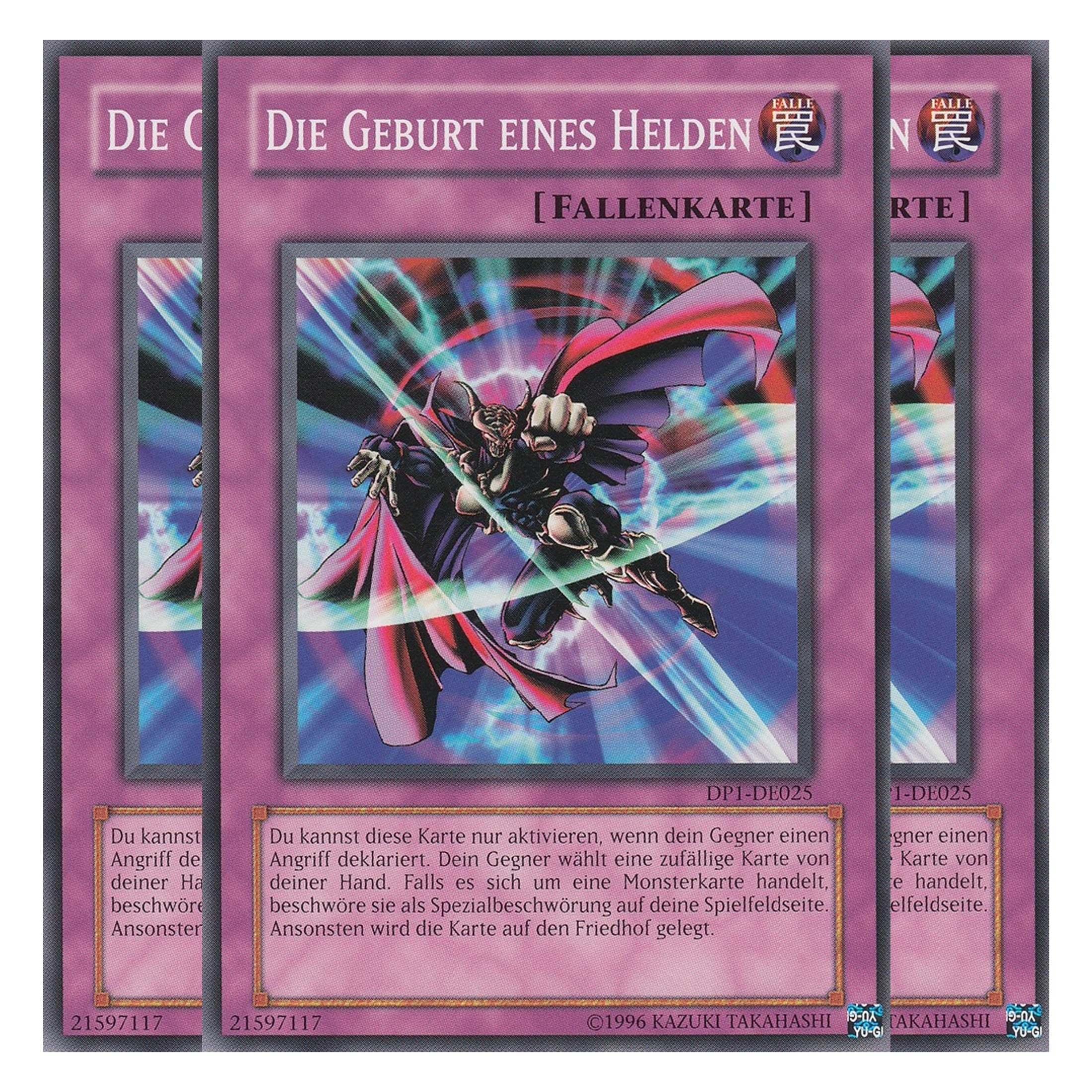 Die Geburt eines Helden - DP1-DE025 - Common - Deutsch - Unlimitiert - Duelist Pack: Jaden Yuki - Playset (3 Kopien)