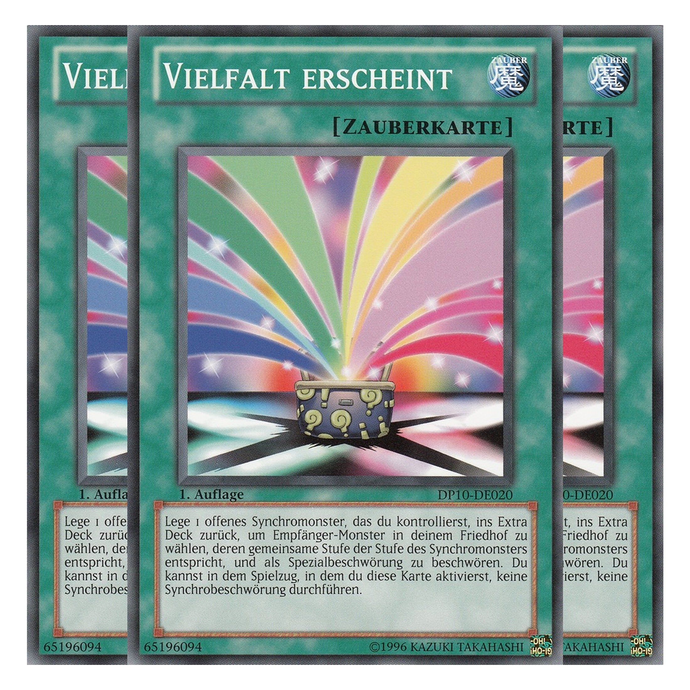 Vielfalt erscheint - DP10-DE020 - Common - Deutsch - Unlimitiert - Duelist Pack: Yusei Fudo 3 - Playset (3 Kopien)