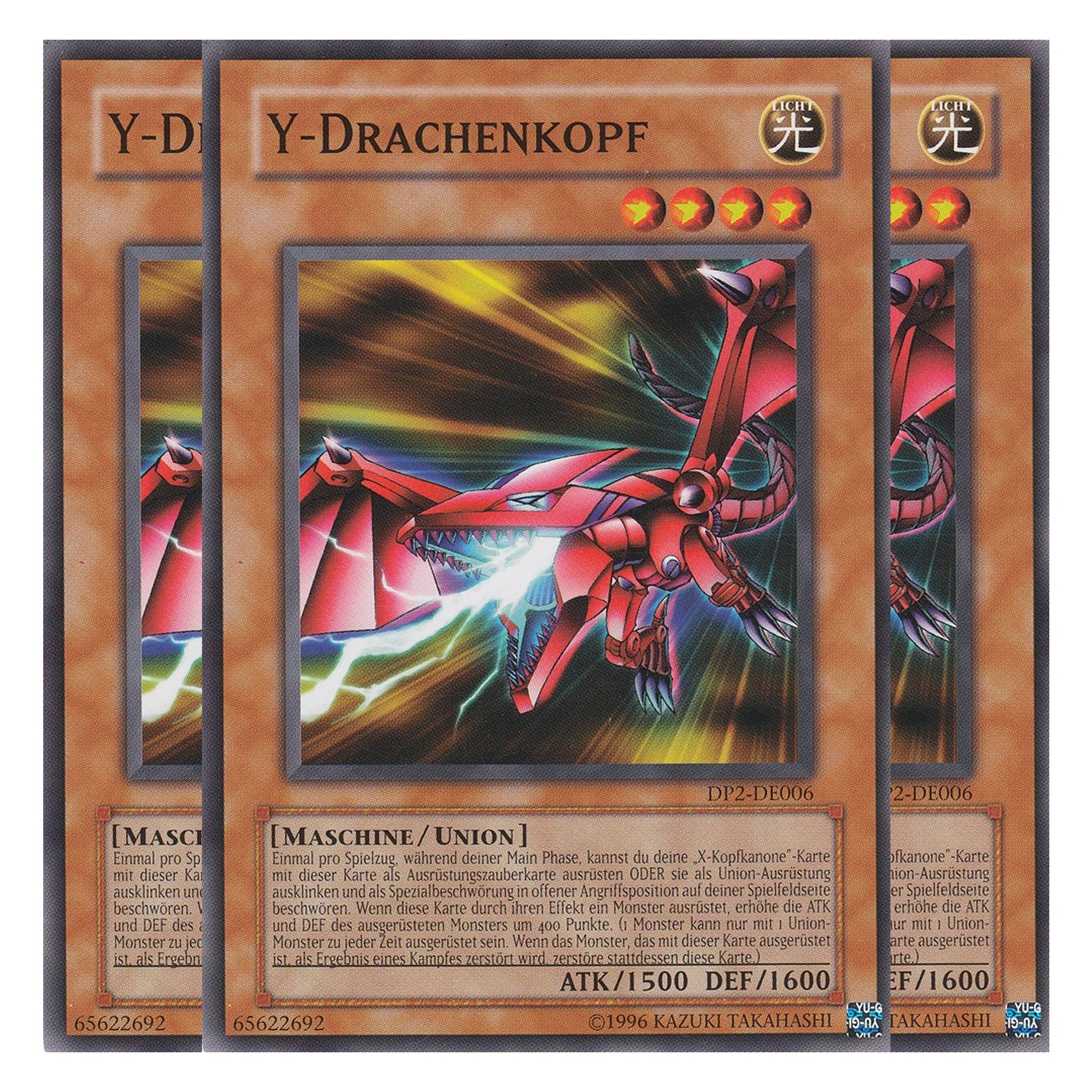 Y-Drachenkopf - DP2-DE006 - Common - Deutsch - Unlimitiert - Duelist Pack: Chazz Princeton - Playset (3 Kopien)