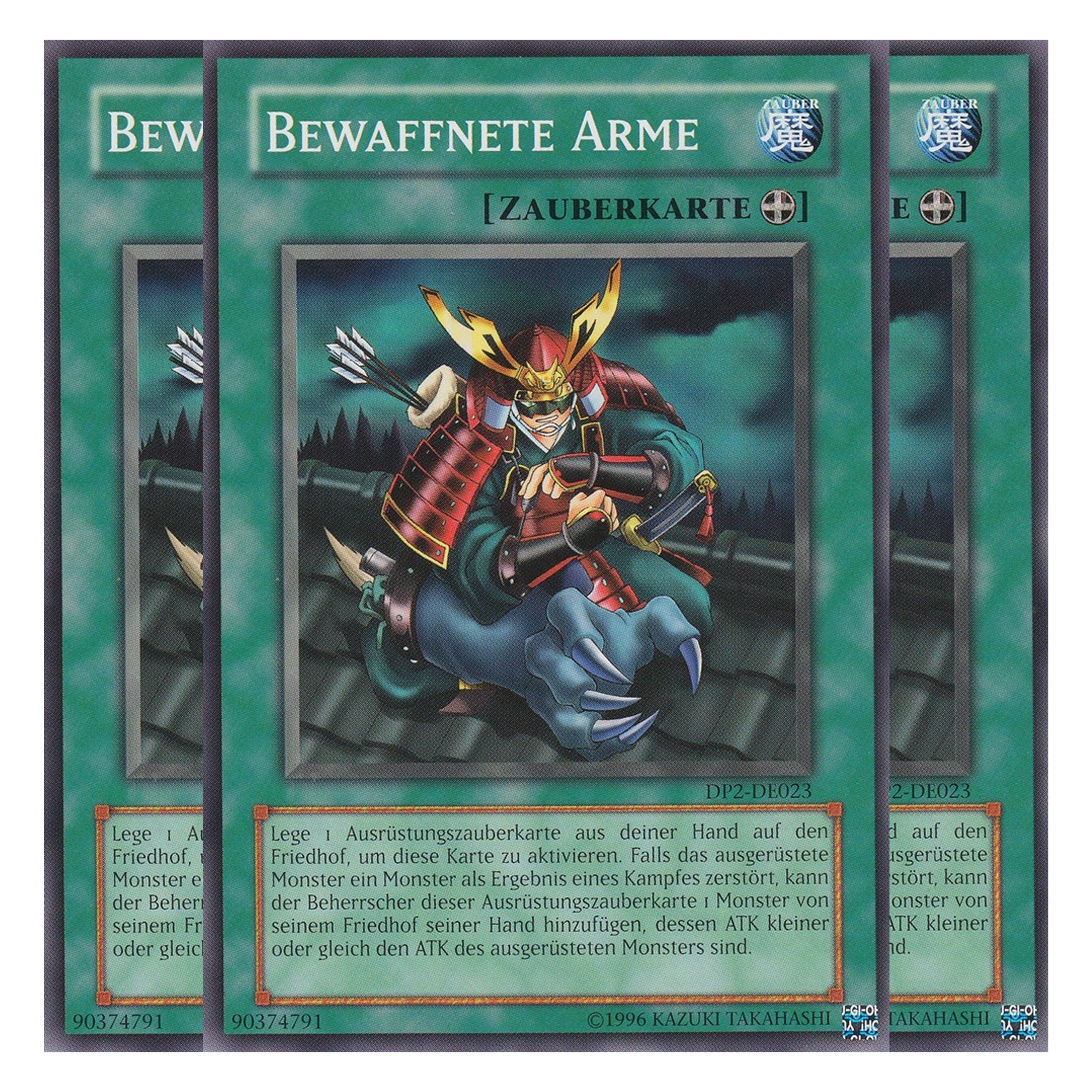 Bewaffnete Arme - DP2-DE023 - Common - Deutsch - Unlimitiert - Duelist Pack: Chazz Princeton - Playset (3 Kopien)