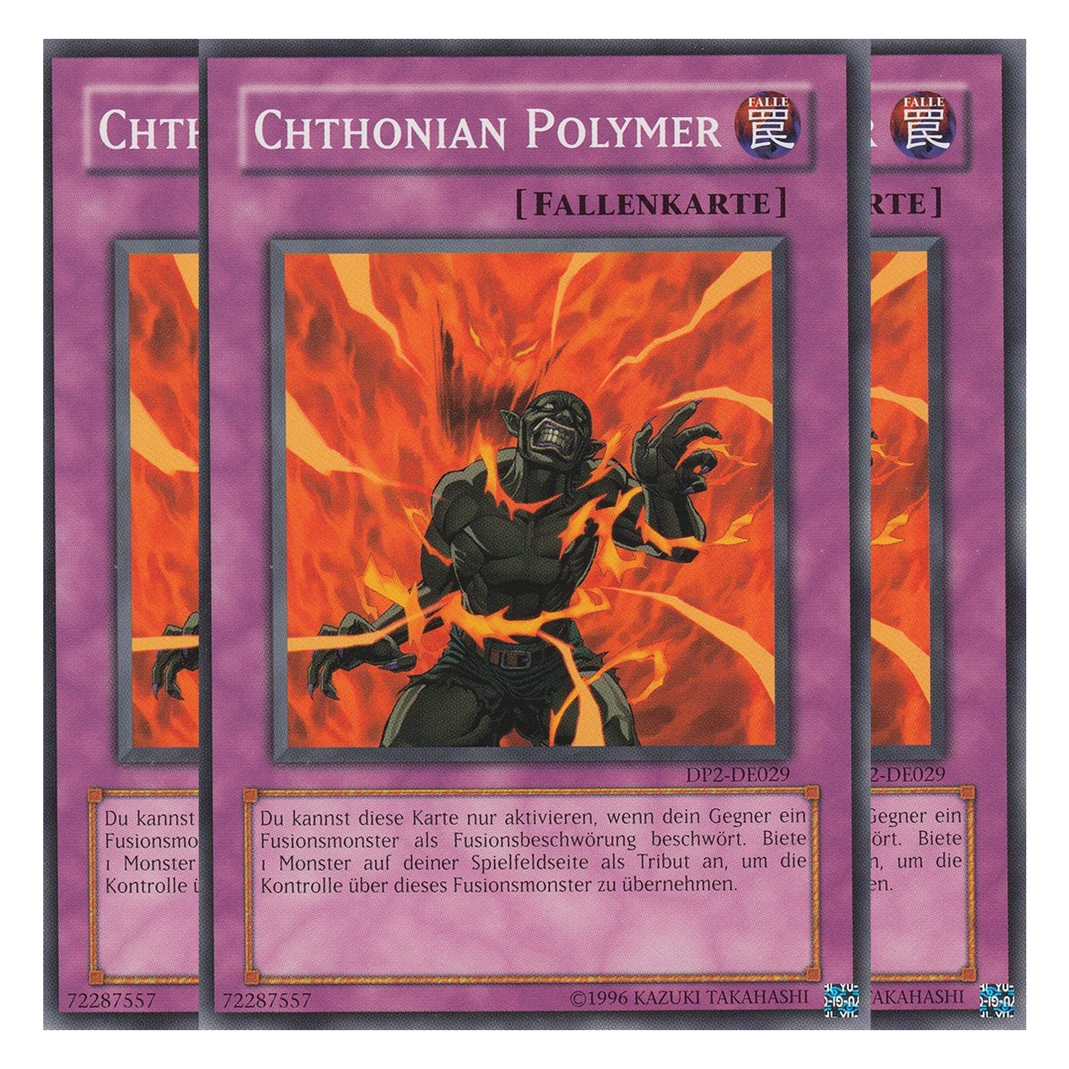 Chthonian Polymer - DP2-DE029 - Common - Deutsch - Unlimitiert - Duelist Pack: Chazz Princeton - Playset (3 Kopien)
