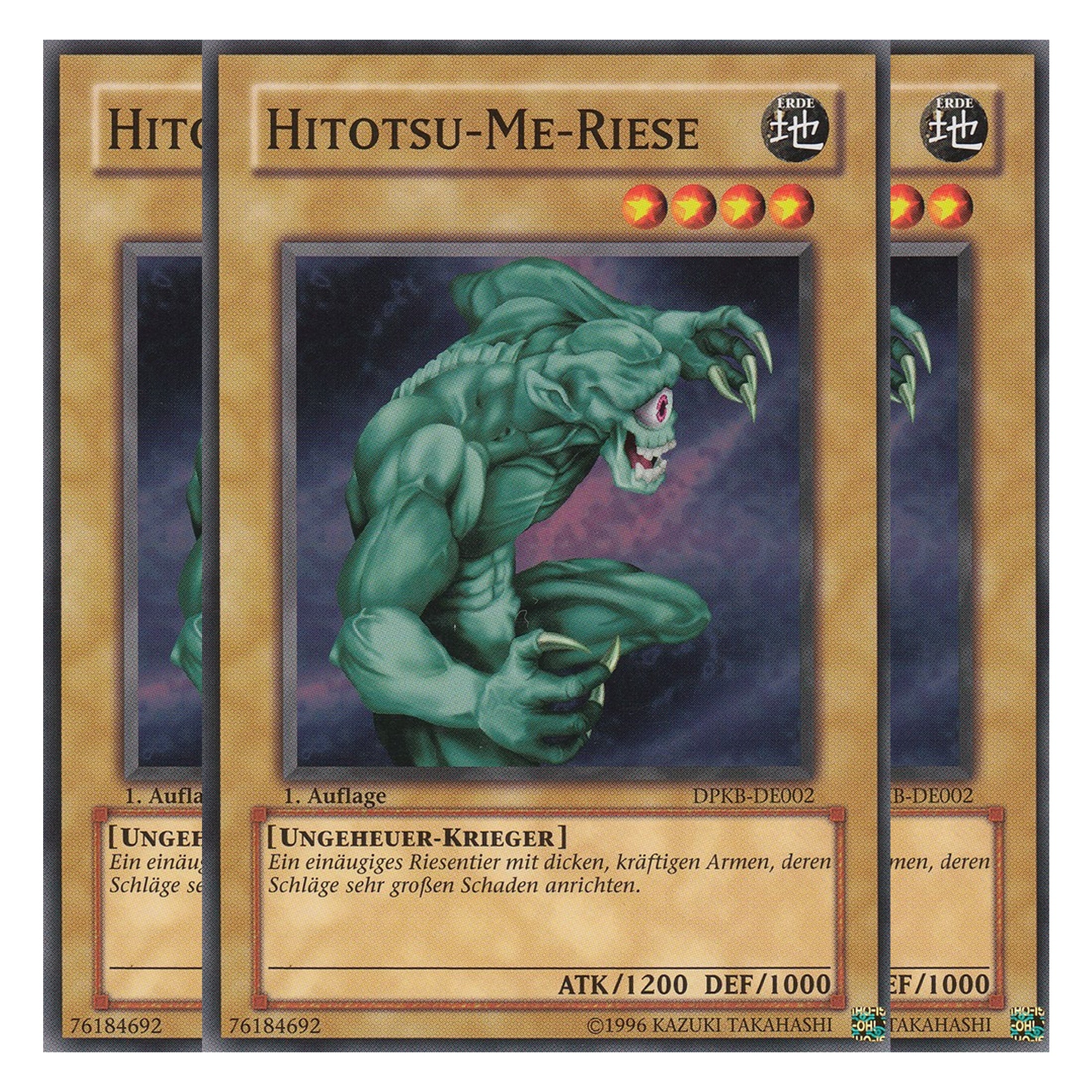 Hitotsu-Me-Riese - DPKB-DE002 - Common - Deutsch - 1. Auflage - Duelist Pack: Kaiba - Playset (3 Kopien)