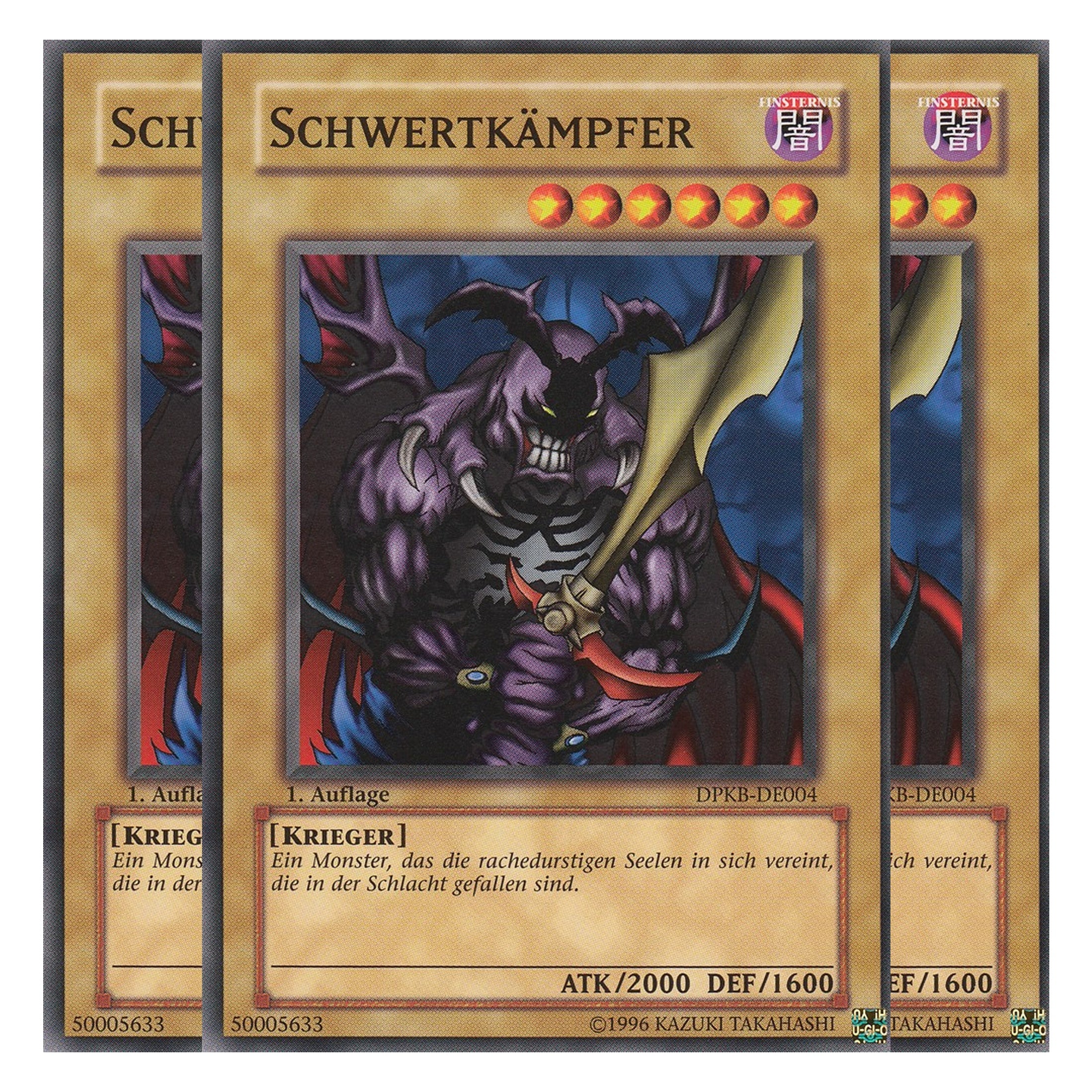 Schwertkämpfer - DPKB-DE004 - Common - Deutsch - 1. Auflage - Duelist Pack: Kaiba - Playset (3 Kopien)