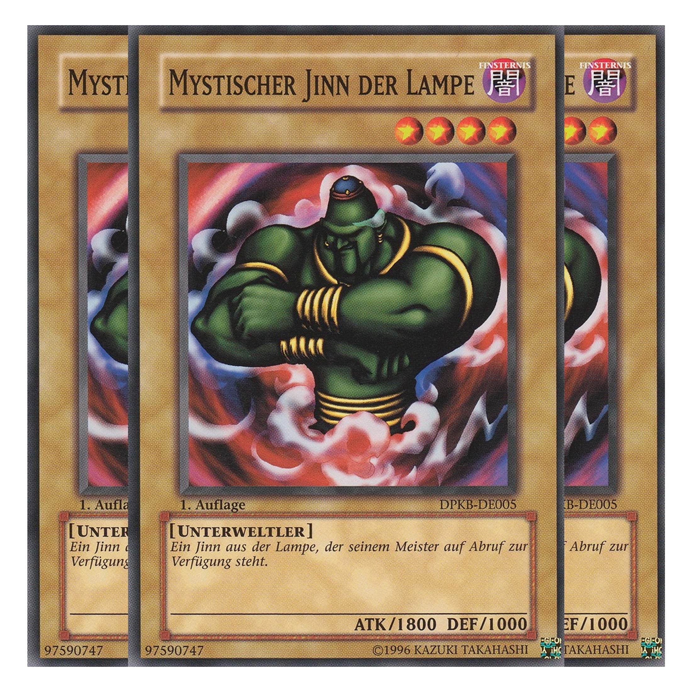 Mystischer Jinn der Lampe - DPKB-DE005 - Common - Deutsch - 1. Auflage - Duelist Pack: Kaiba - Playset (3 Kopien)