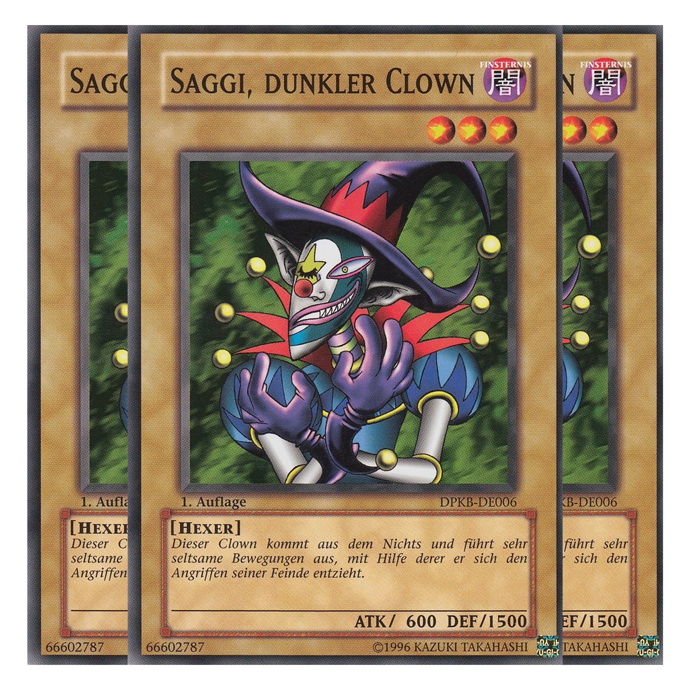 Saggi, dunkler Clown - DPKB-DE006 - Common - Deutsch - 1. Auflage - Duelist Pack: Kaiba - Playset (3 Kopien)