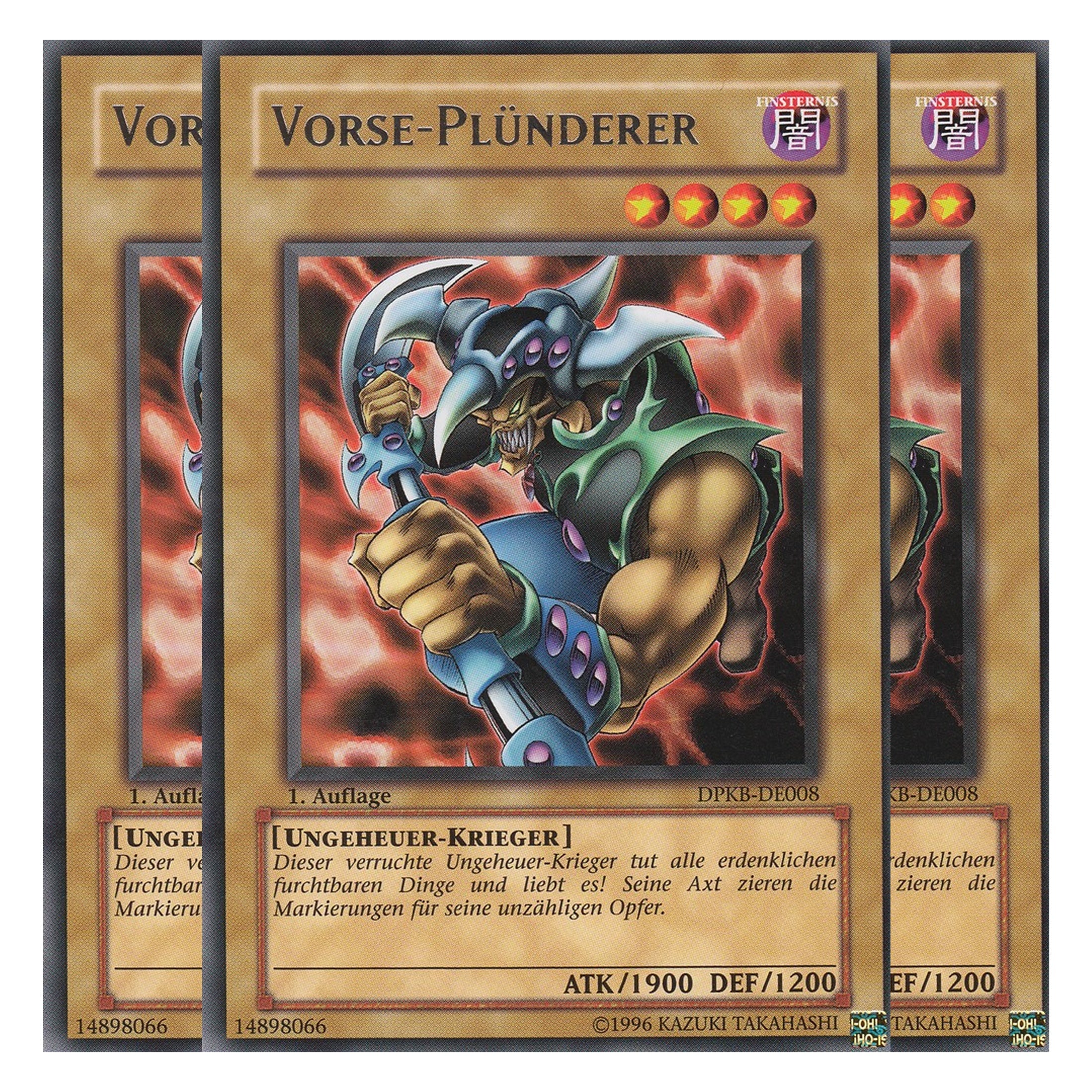 Vorse-Plünderer - DPKB-DE008 - Rare - Deutsch - 1. Auflage - Duelist Pack: Kaiba - Playset (3 Kopien)