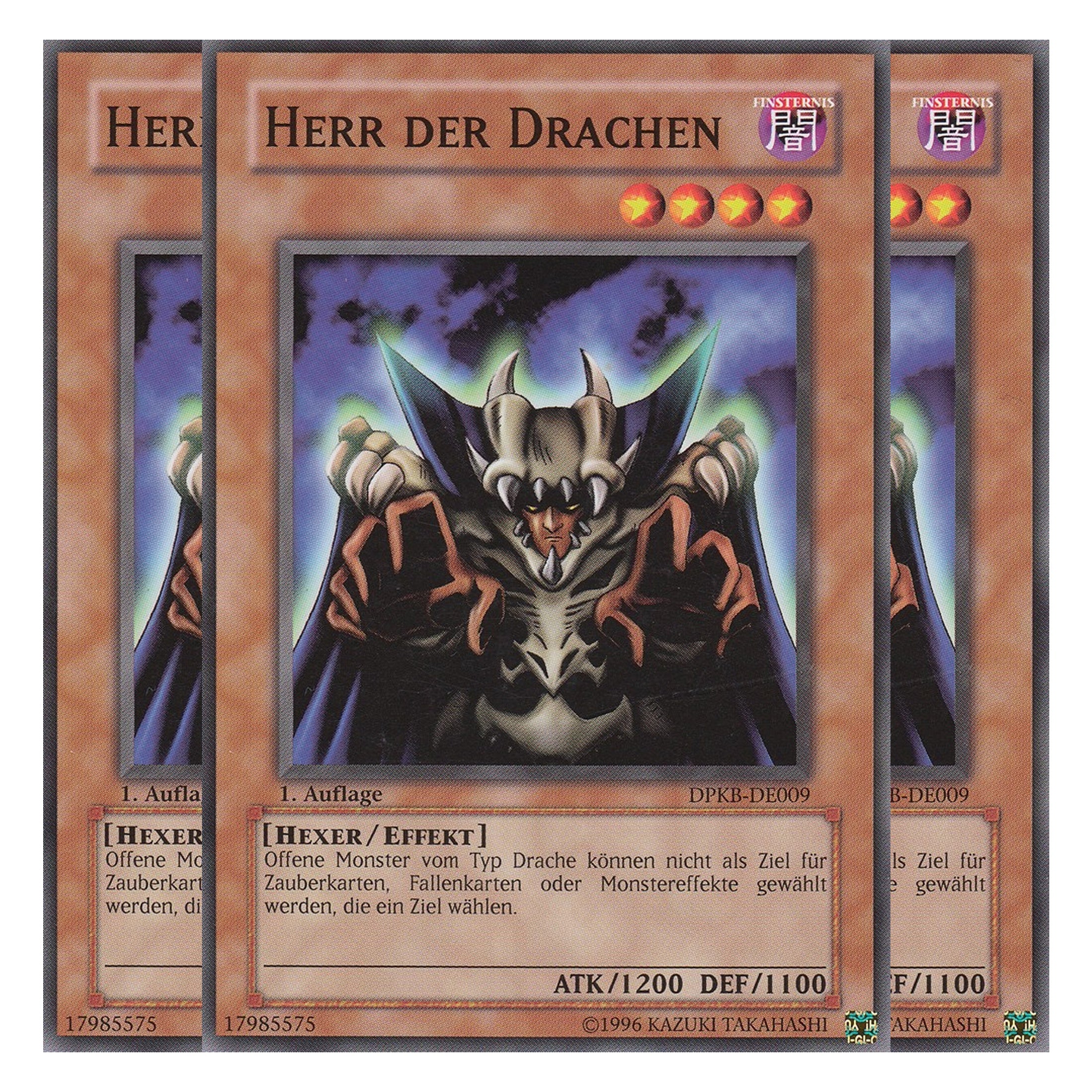 Herr der Drachen - DPKB-DE009 - Common - Deutsch - 1. Auflage - Duelist Pack: Kaiba - Playset (3 Kopien)