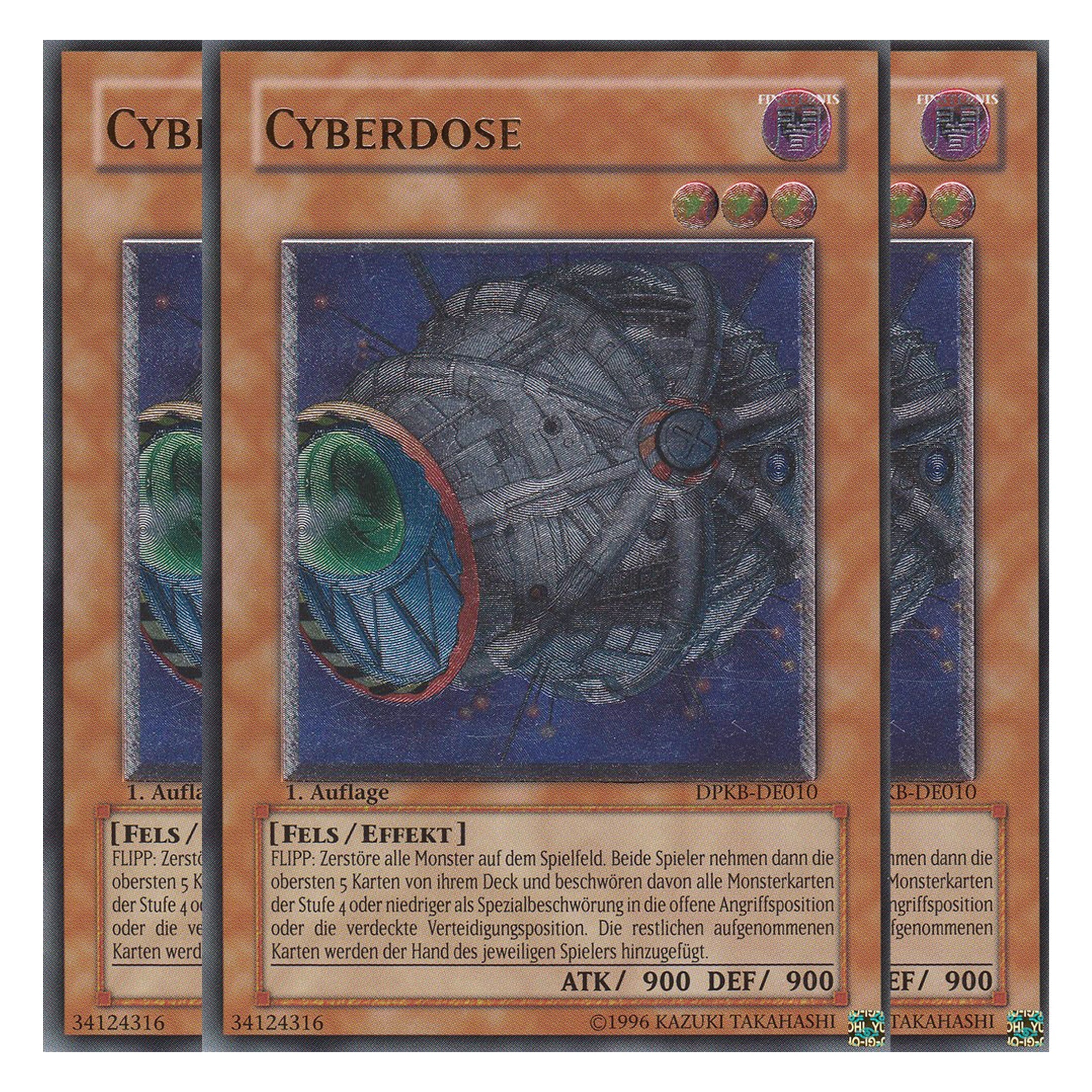 Cyberdose - DPKB-DE010 - Ultimate Rare - Deutsch - 1. Auflage - Duelist Pack: Kaiba - Playset (3 Kopien)