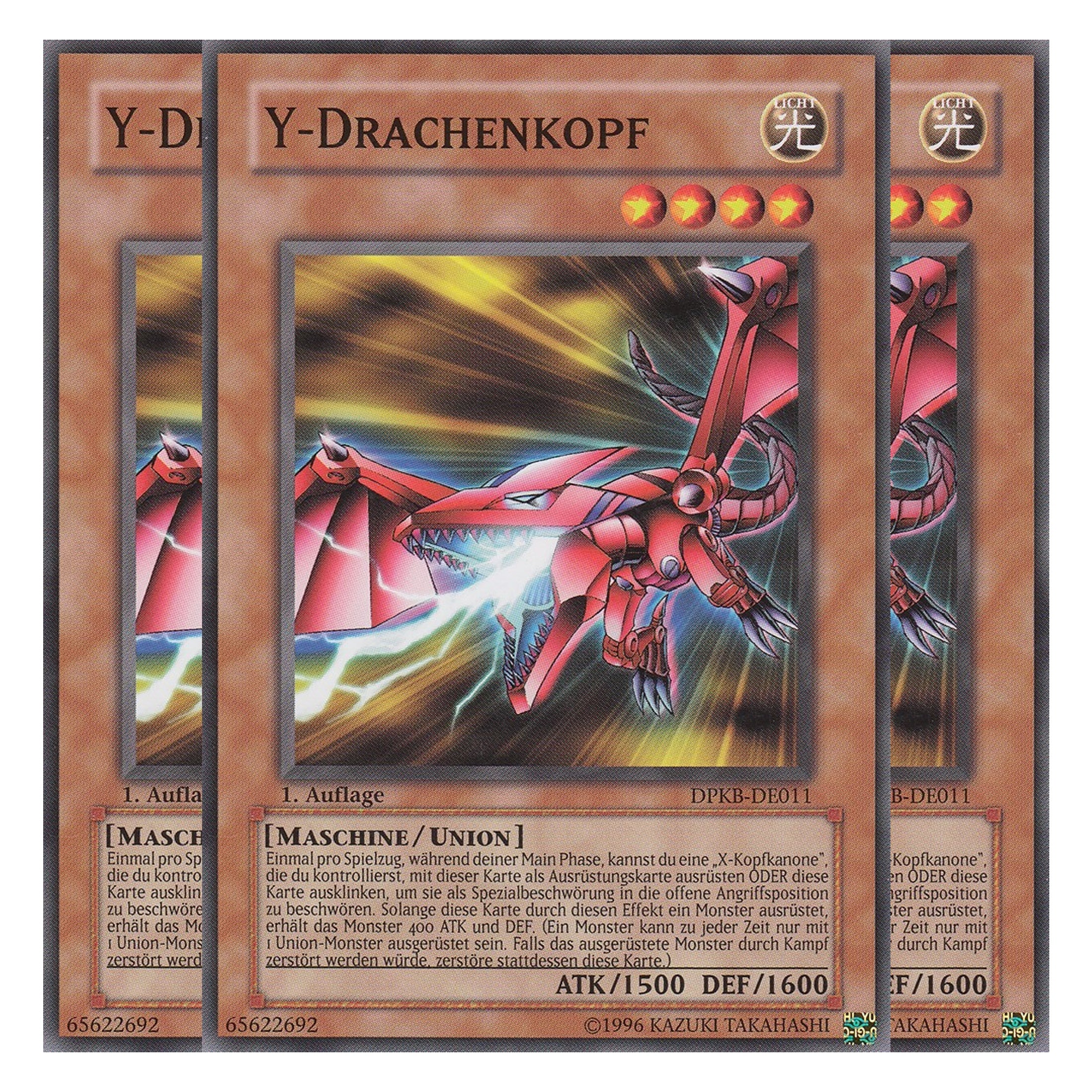 Y-Drachenkopf - DPKB-DE011 - Common - Deutsch - 1. Auflage - Duelist Pack: Kaiba - Playset (3 Kopien)