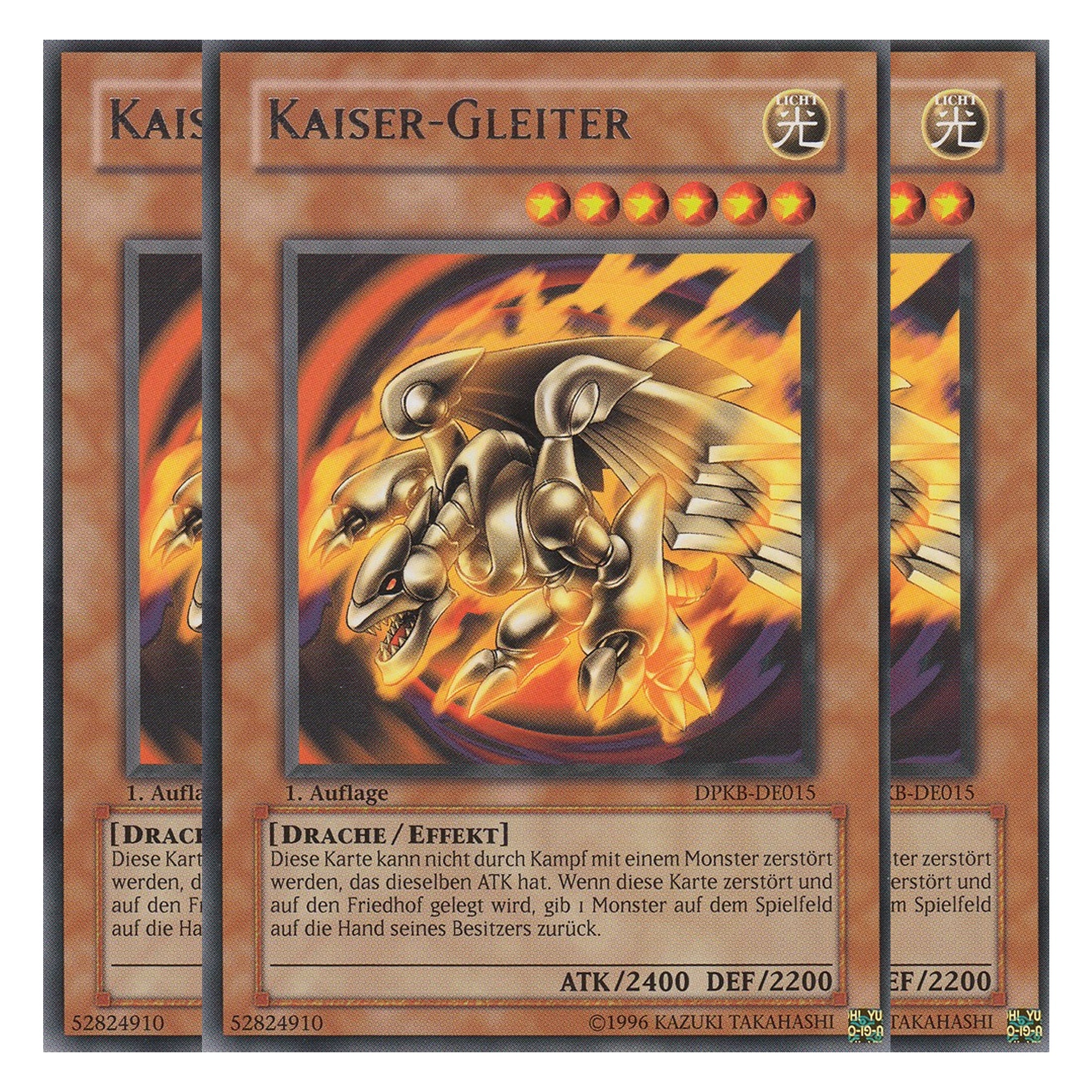 Kaiser-Gleiter - DPKB-DE015 - Rare - Deutsch - 1. Auflage - Duelist Pack: Kaiba - Playset (3 Kopien)